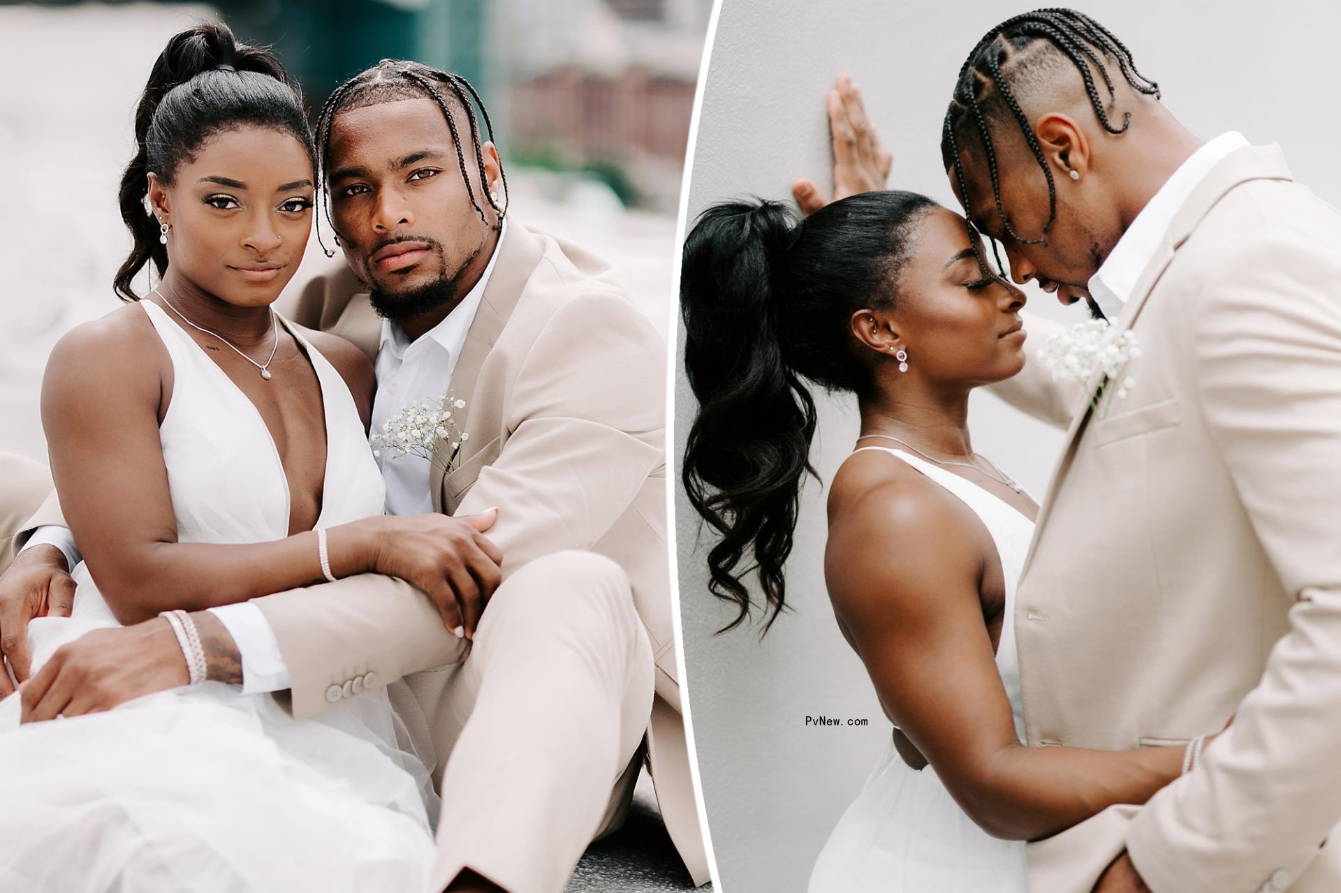 Simone Biles fires back at haters of her wedding hair: ‘Keep complaining’