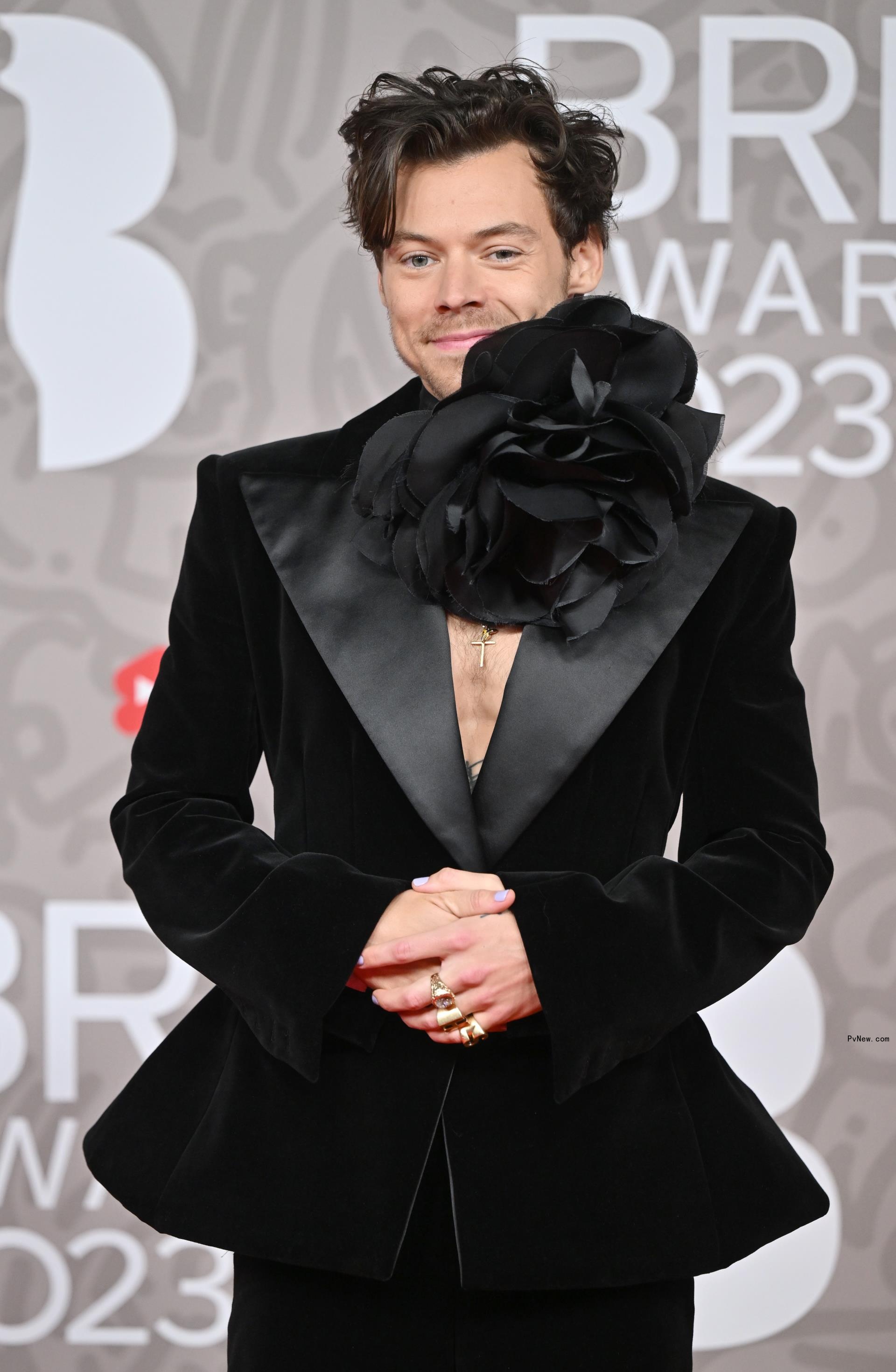 Harry Styles at the 2023 Brit Awards.