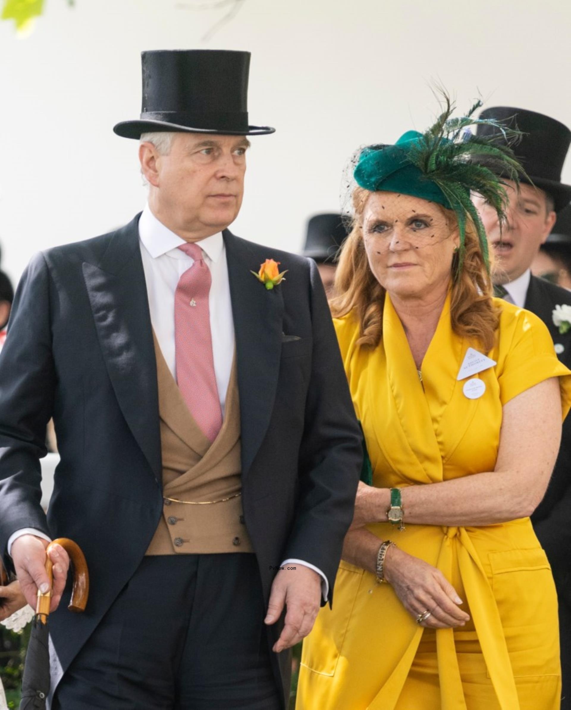 Prince Andrew and Sarah Ferguson in 2019.