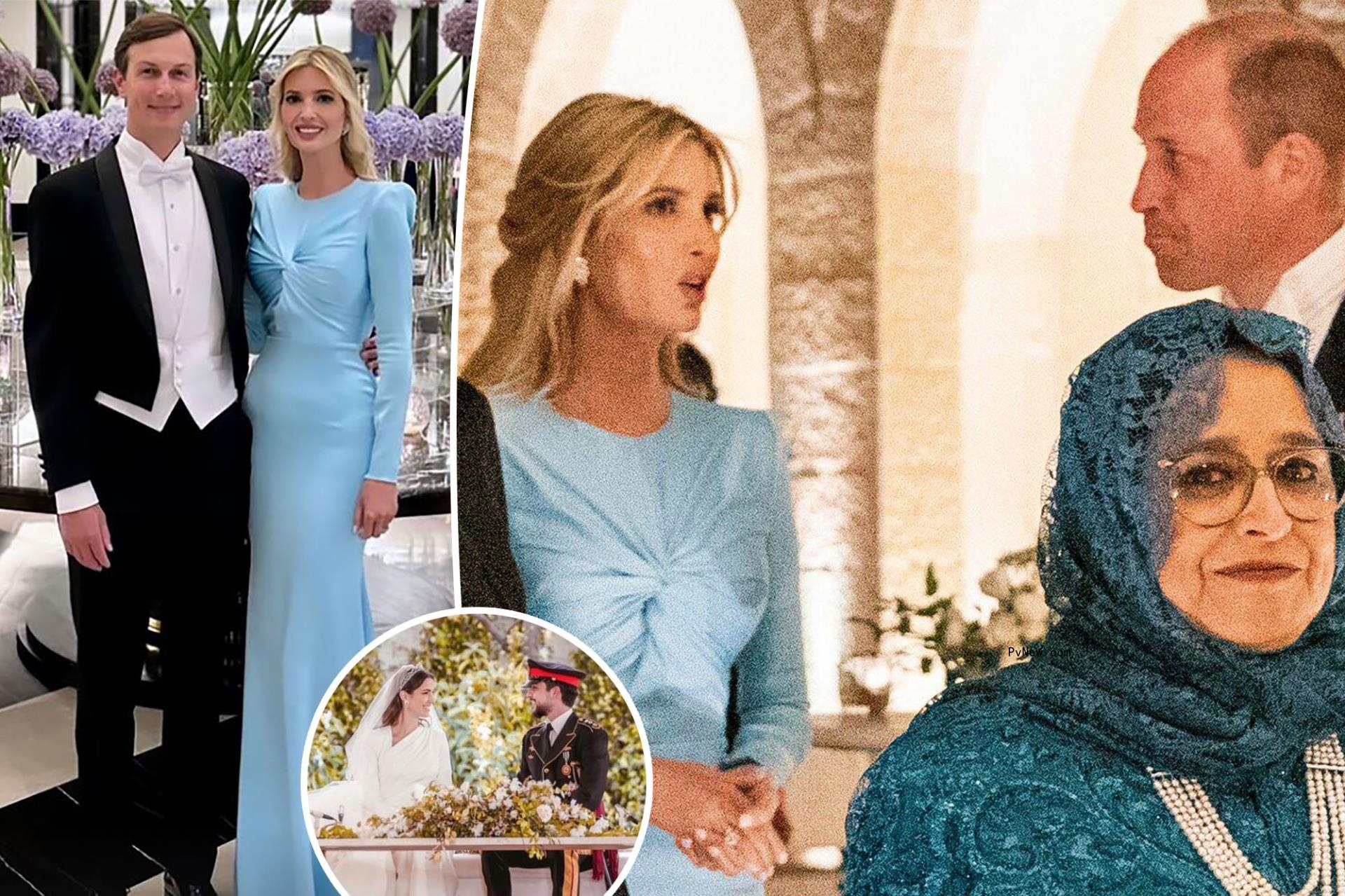 Ivanka Trump schmoozes with Prince William at royal wedding in Jordan