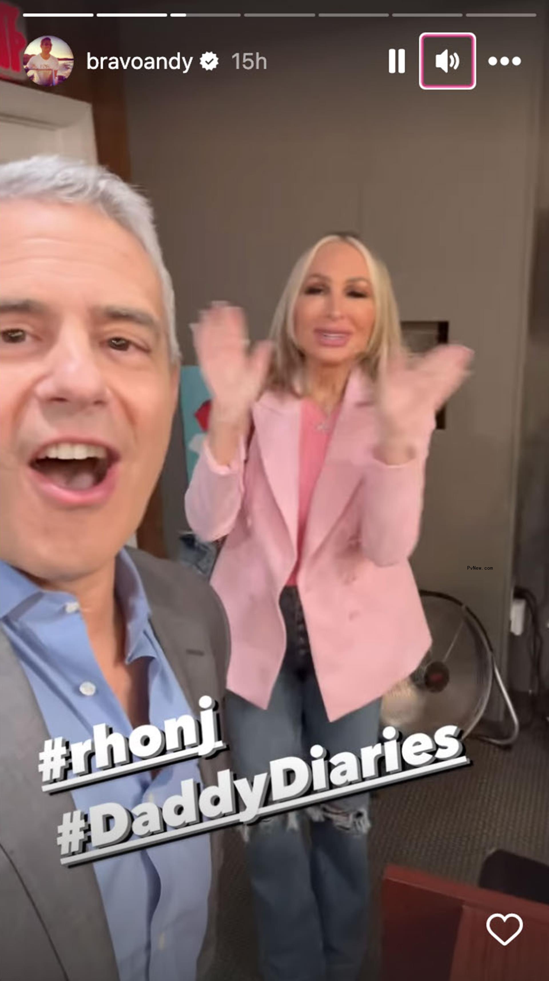 A selfie of Kim DePaola and ANdy COhen