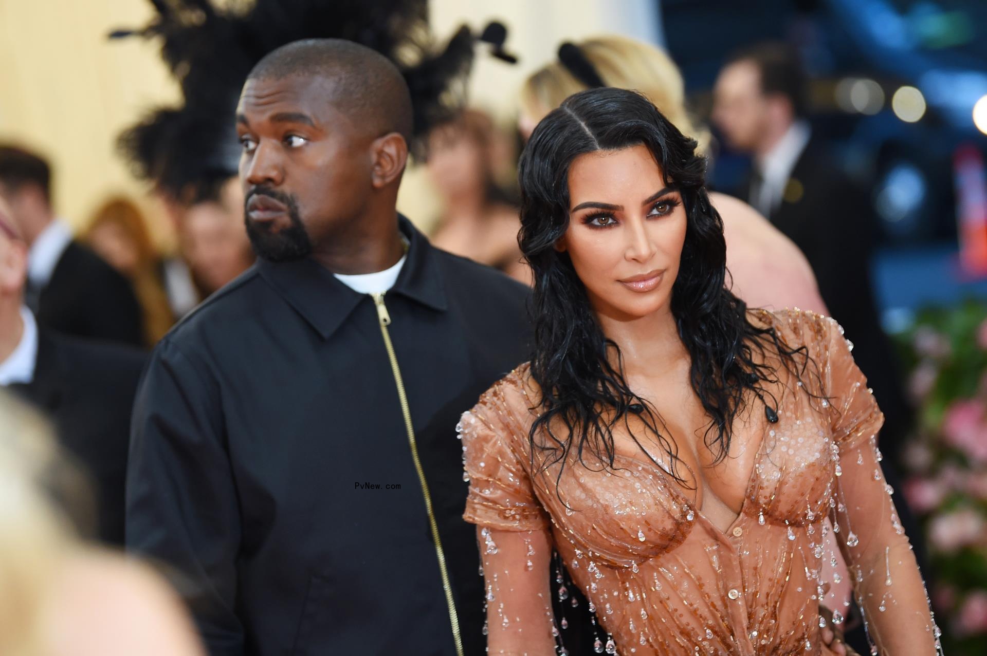 Kim Kardashian and Kanye West at the 2019 Met Gala.