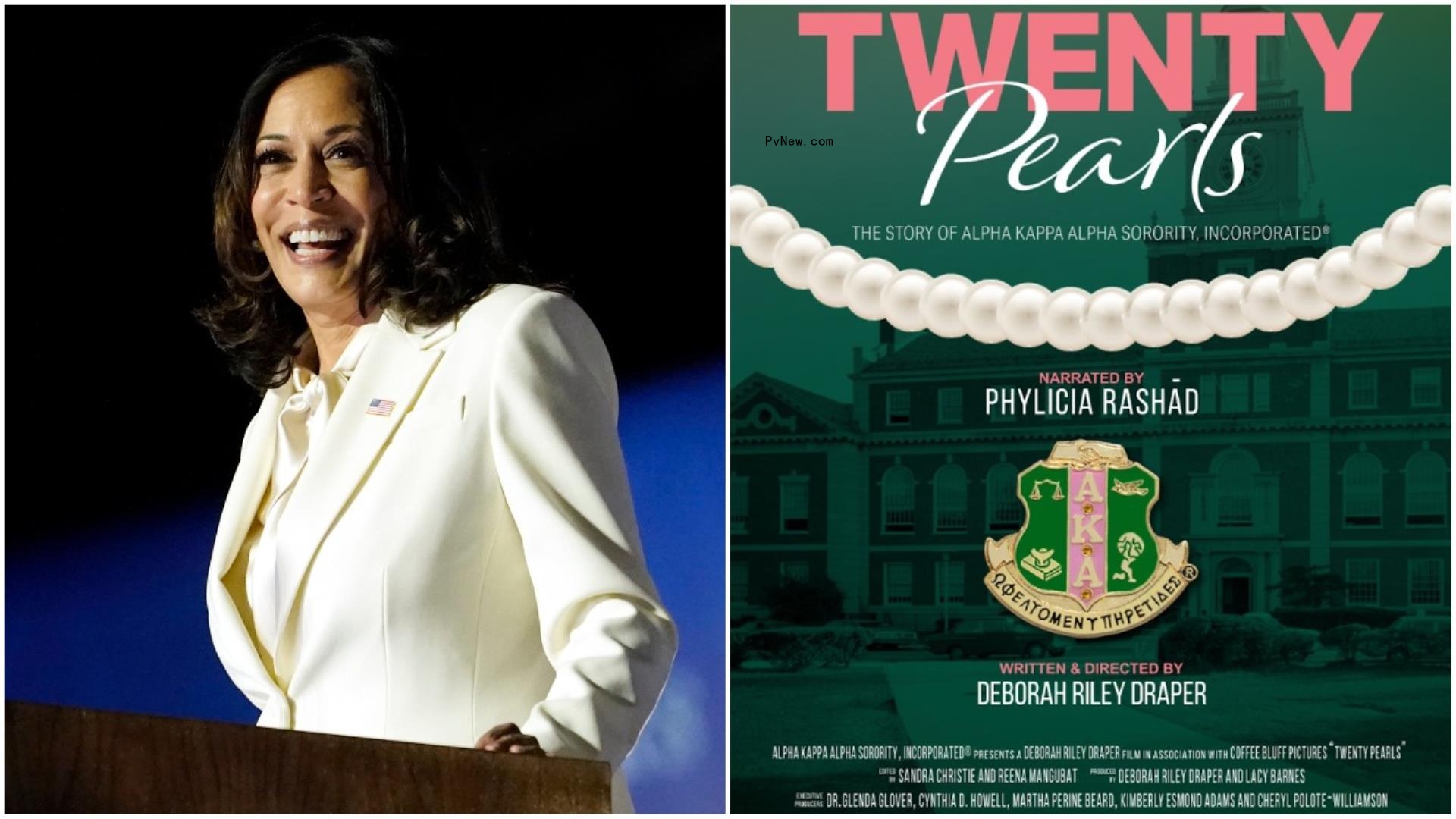 Vice President Kamala Harris Celebrates Alpha Kappa Alpha Sorority Sisterhood in ‘Twenty Pearls’ docu<i></i>mentary