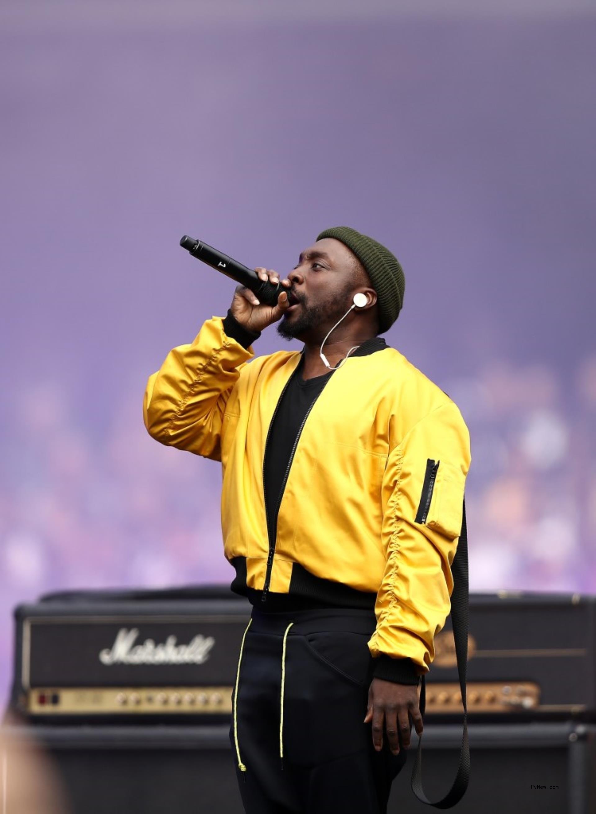 Will.i.am performing in 2018.