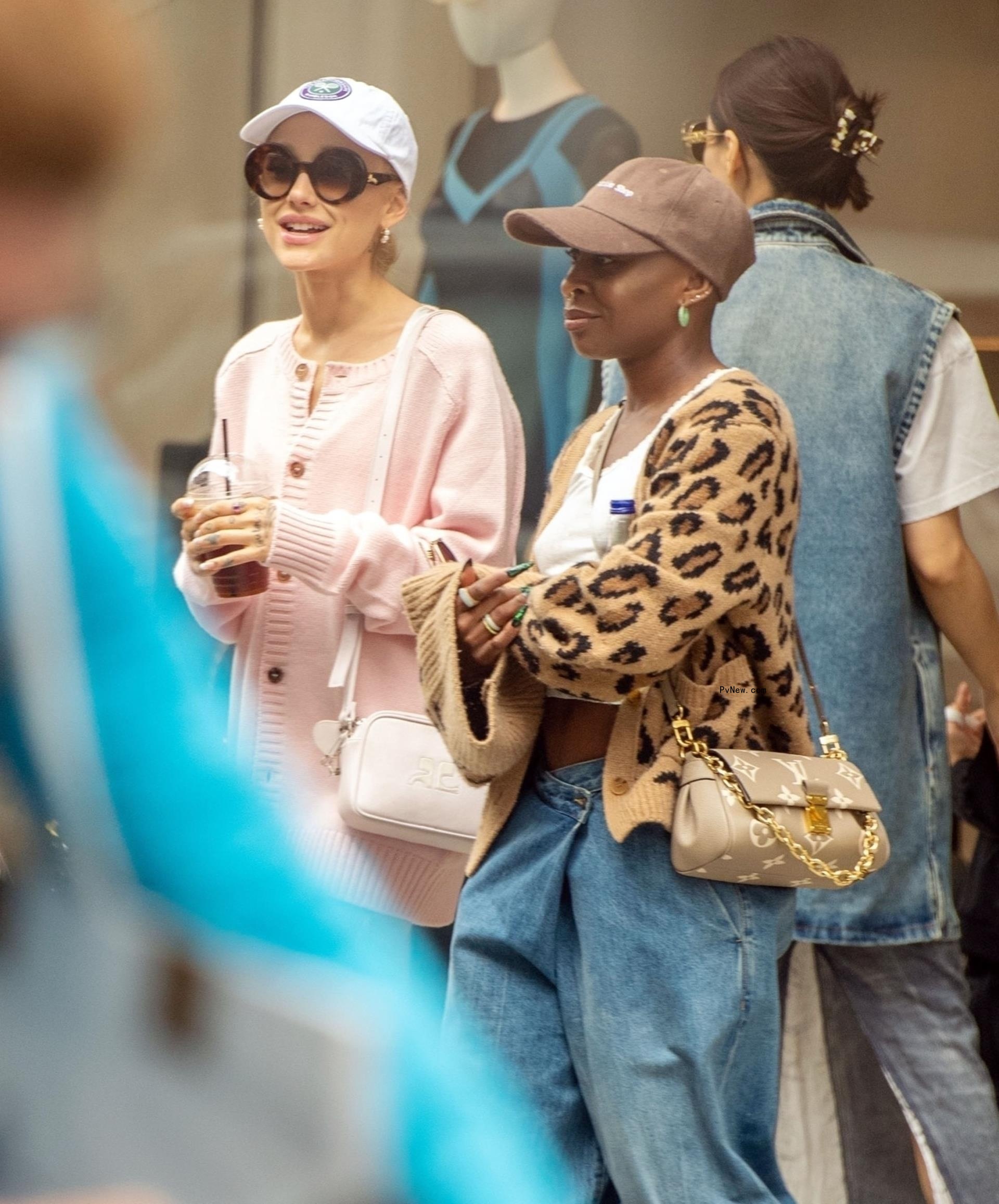 ariana grande and cynthia erivo in london