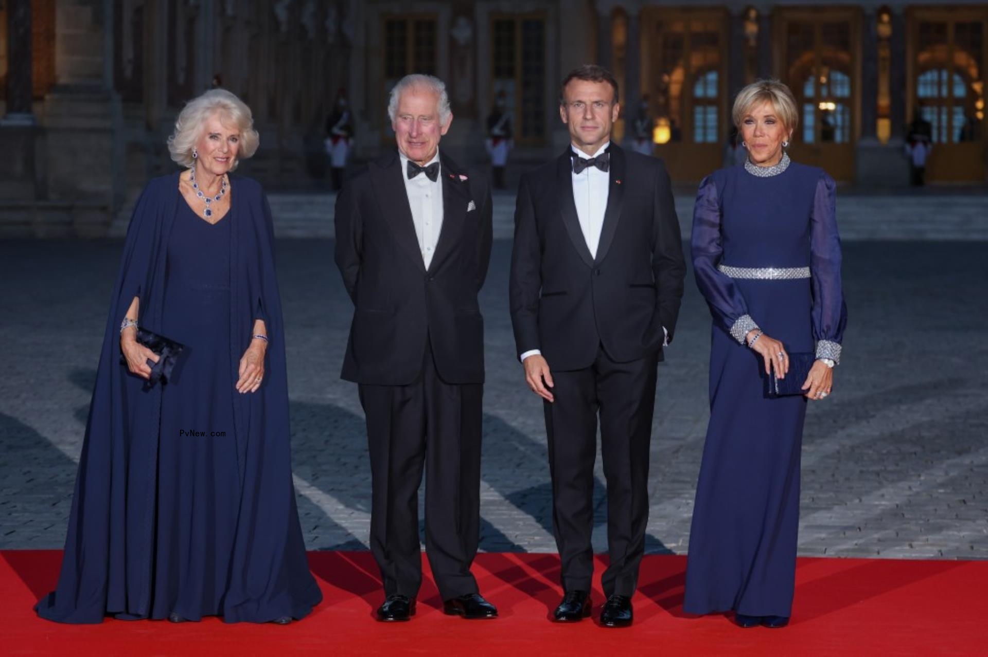 Queen Camilla, King Charles, President Macron, Madame Macron