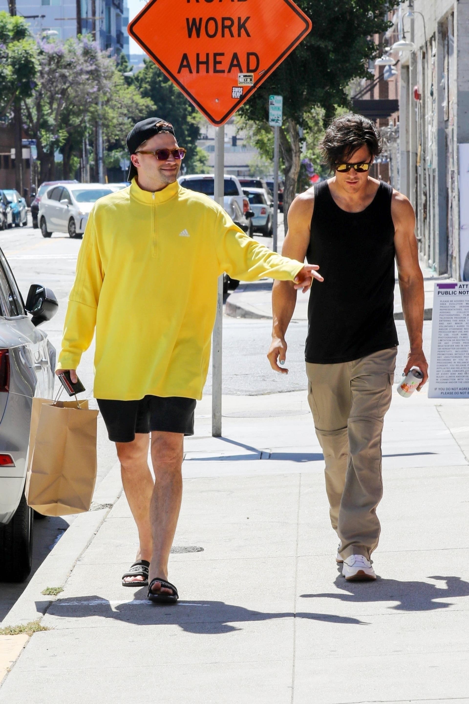 Tom Sandoval and Tom Schwartz spotted filming 