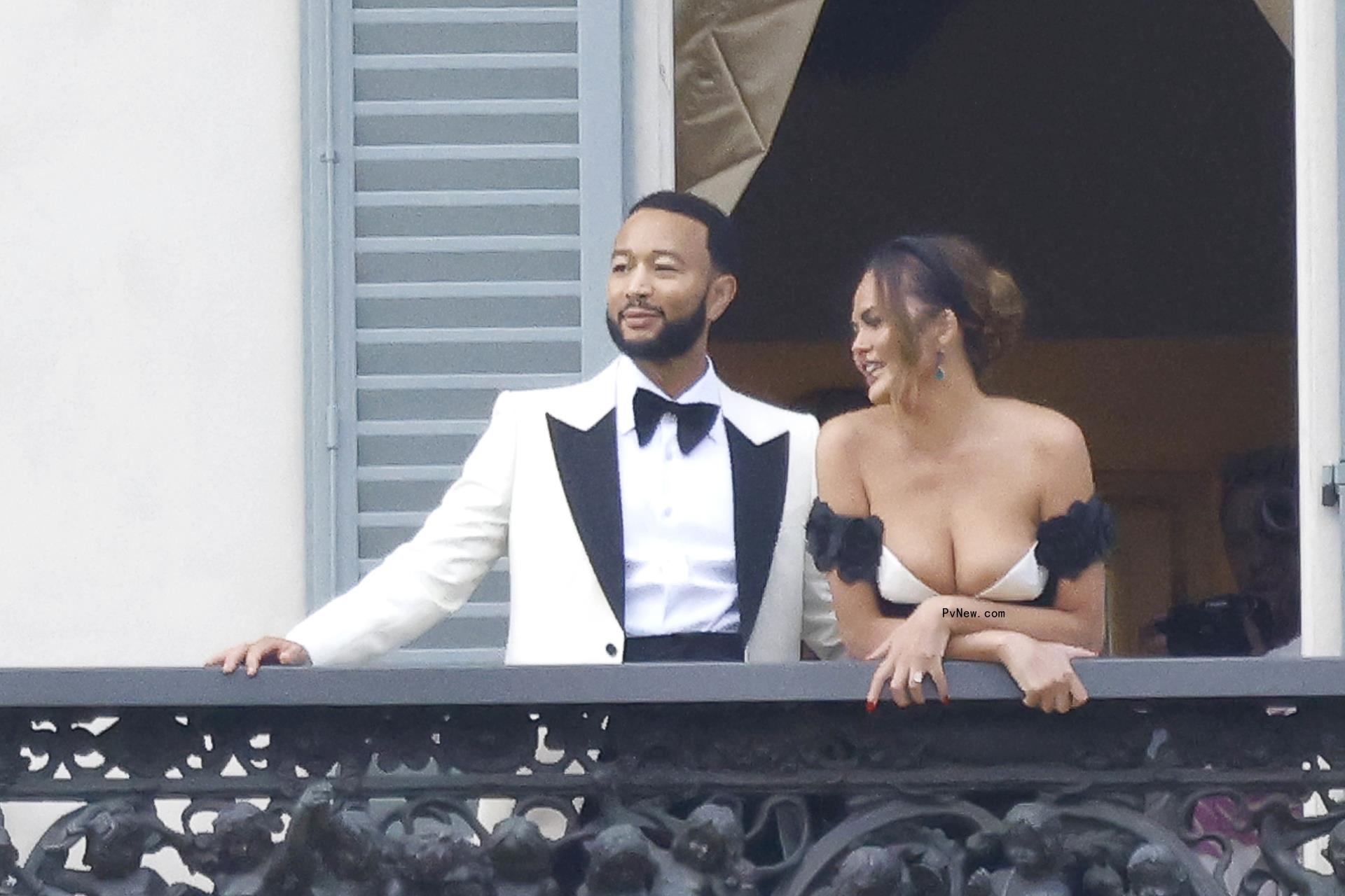 John Legend and Chrissy Teigen at their vow renewals