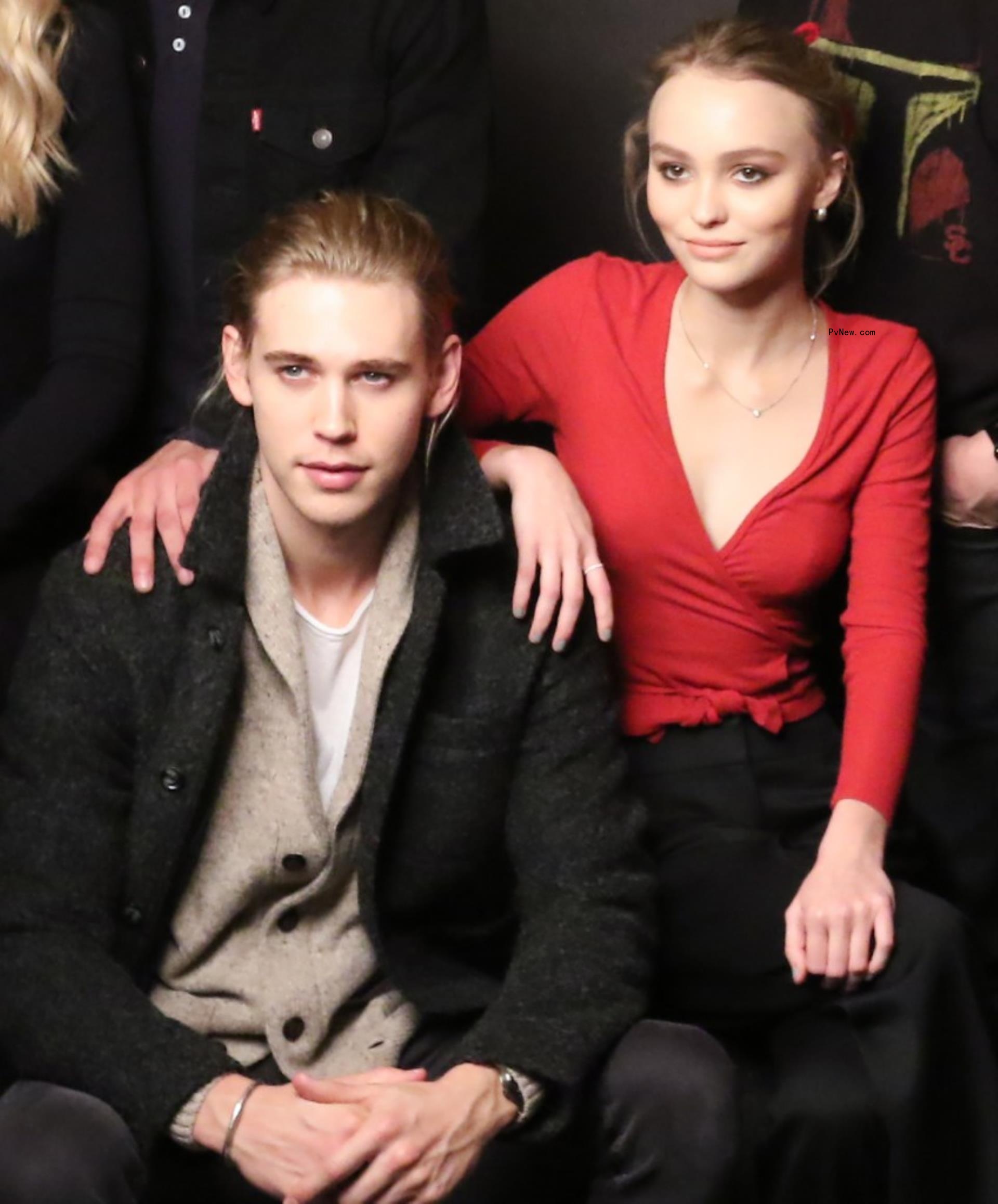 Lily-Rose Depp and Austin Butler in 2016. 