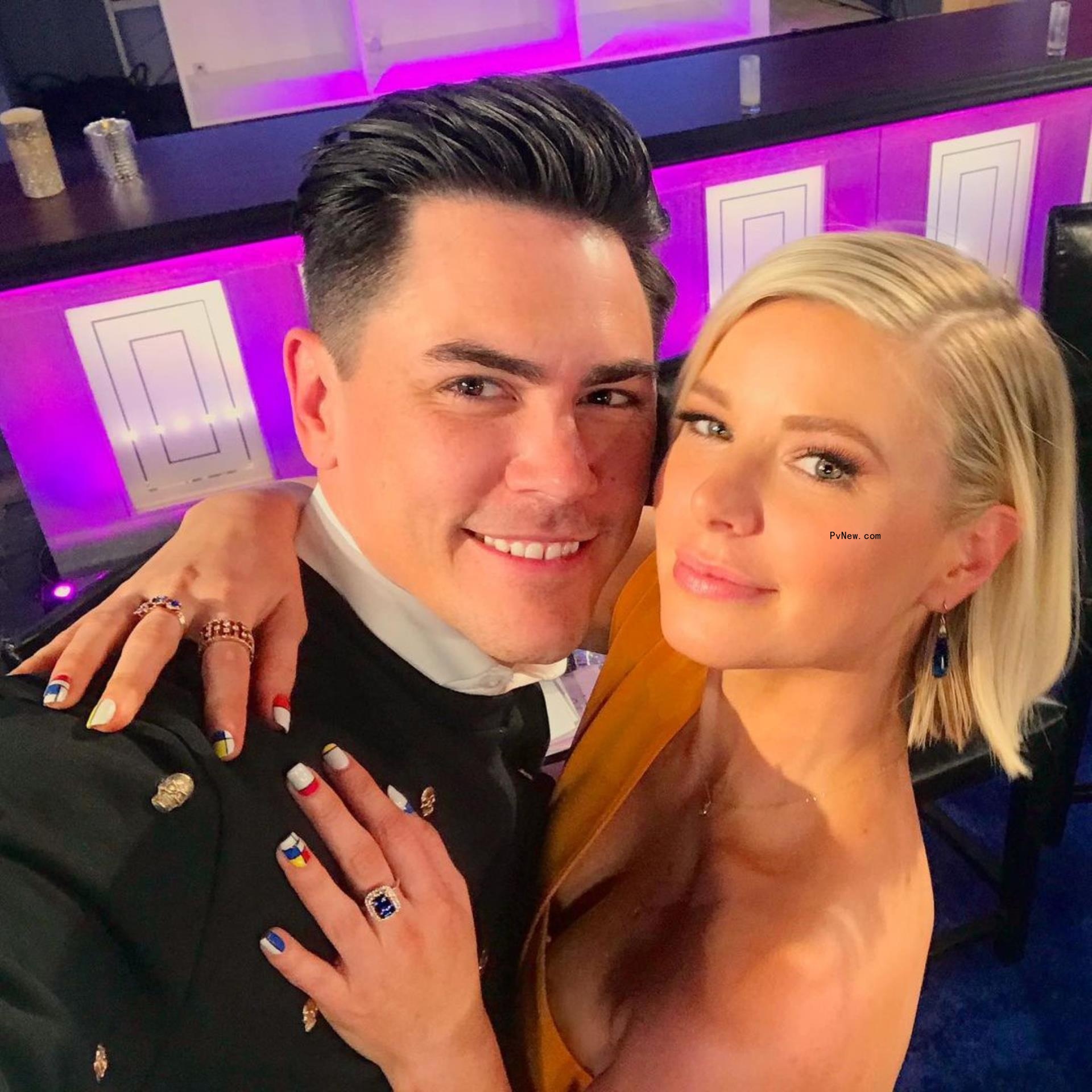 A selfie of Tom Sandoval and Ariana Madix.