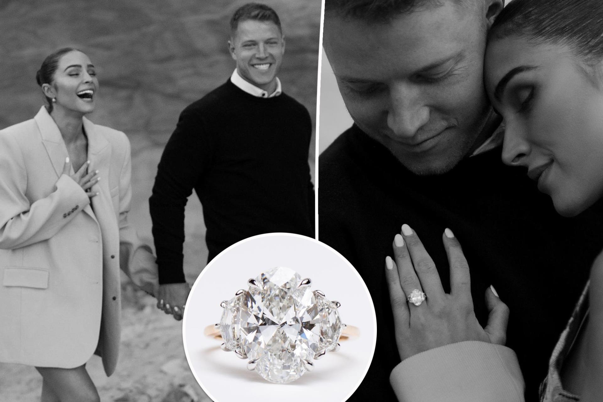 All the details on Olivia Culpo’s engagement ring from Christian McCaffrey