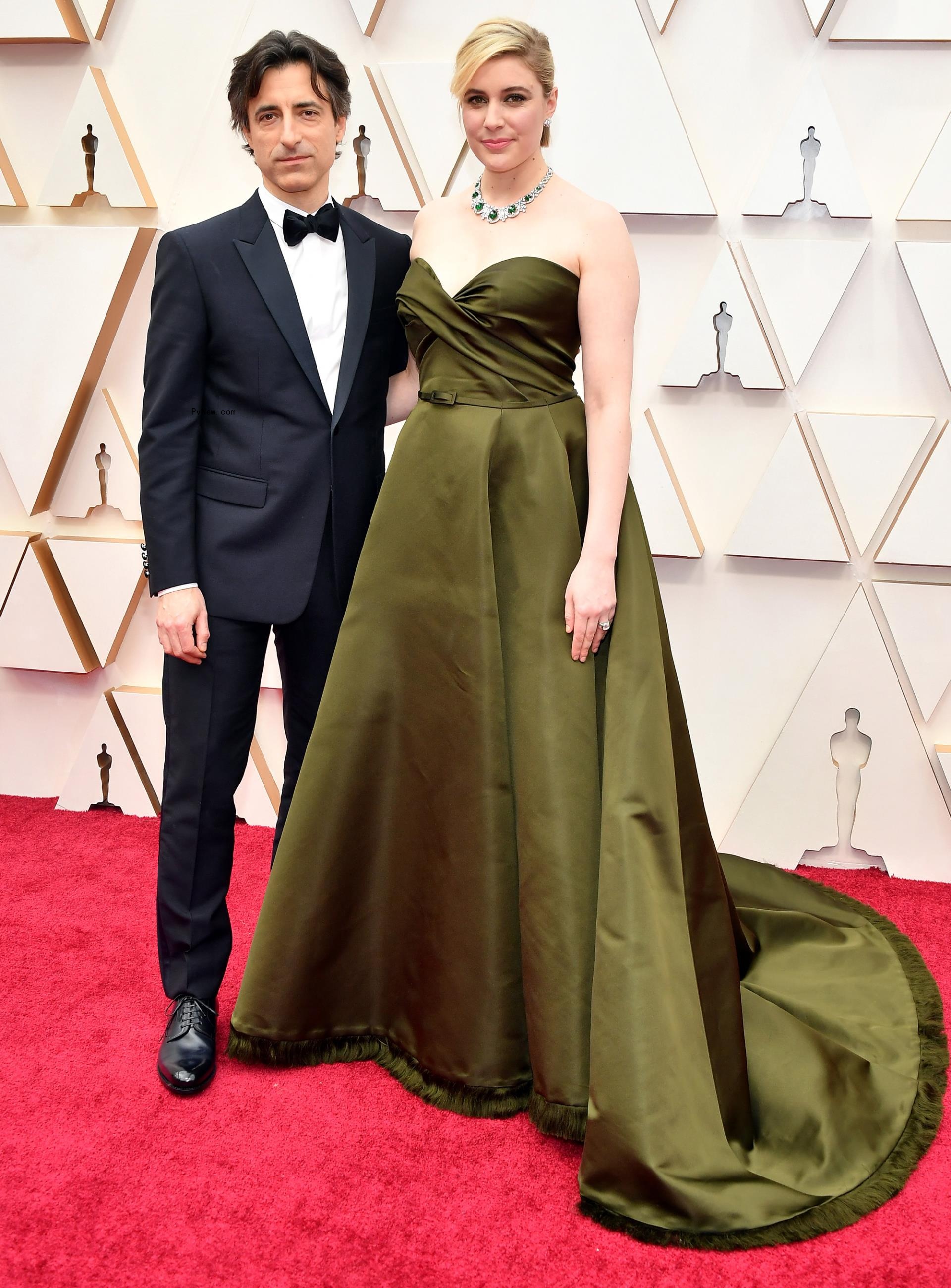 Noah Baumbach Greta Gerwig attend the Academy Awards