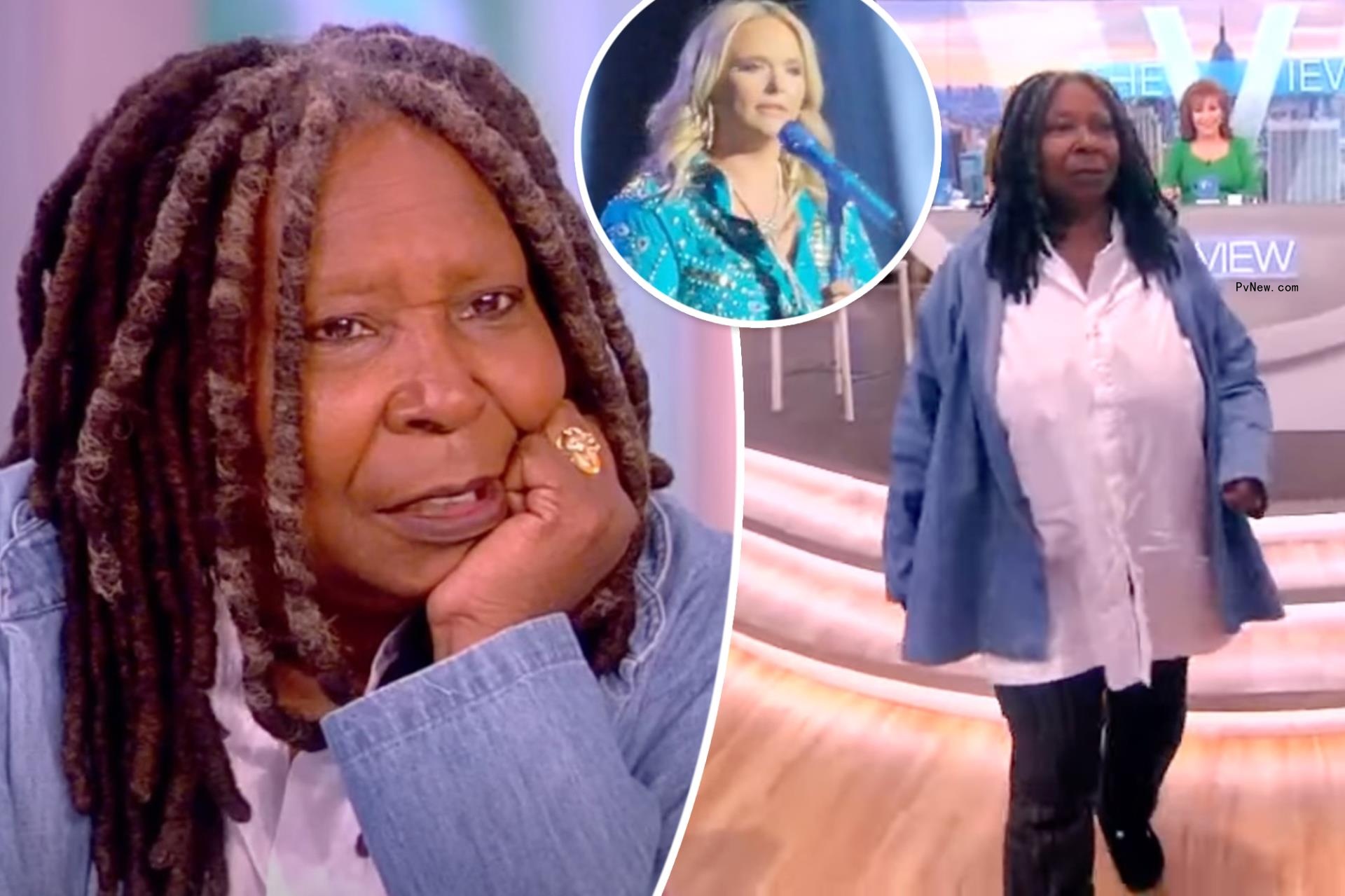 Whoopi Goldberg walks off ‘The View’ stage during Miranda Lambert co<i></i>ncert debate