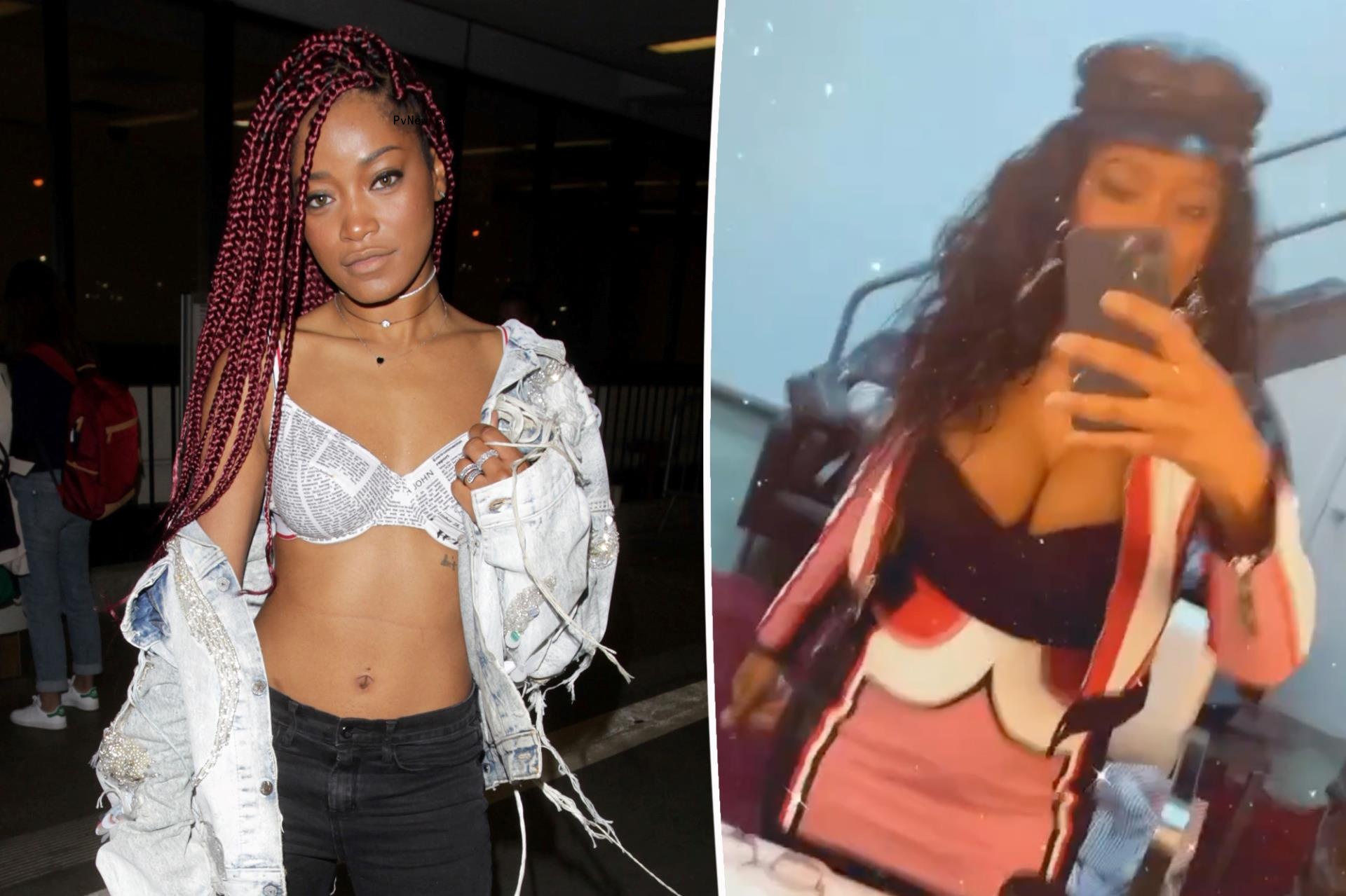 Keke Palmer thanks her baby boy for giving her hips, boobs and a booty