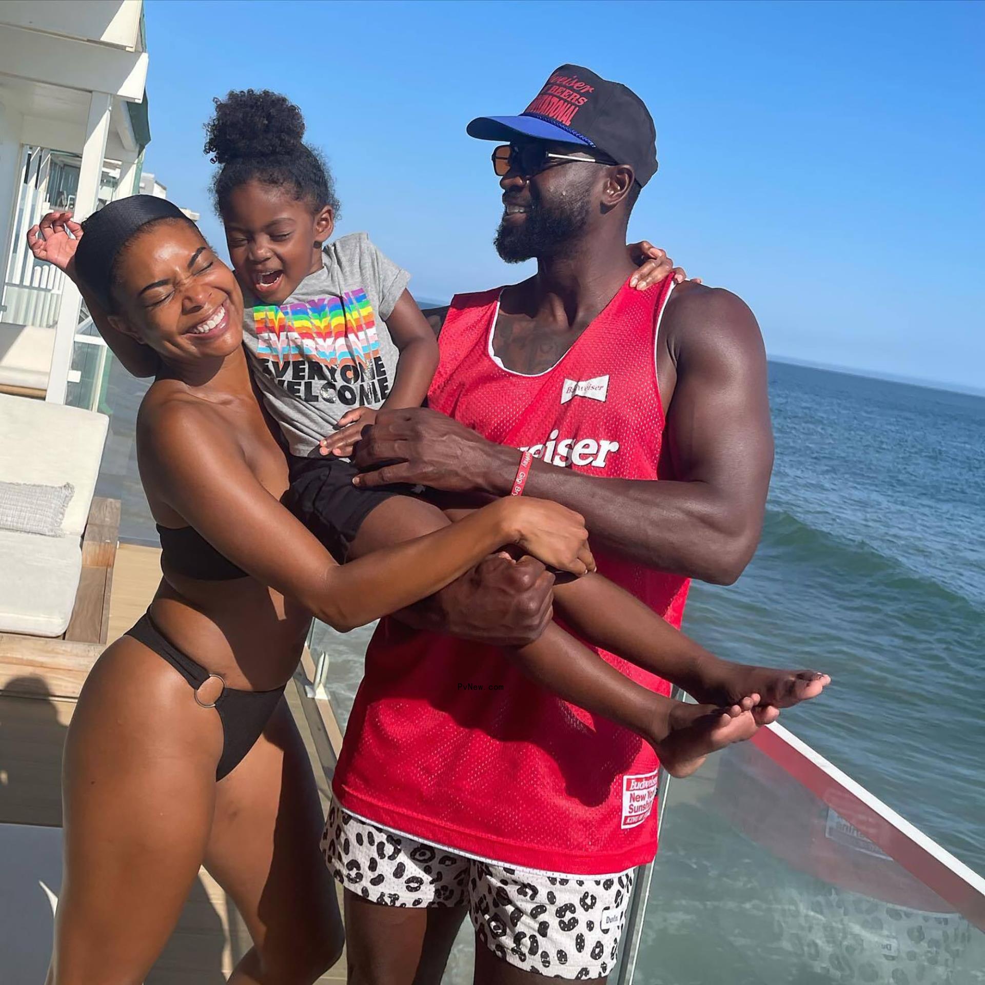 Gabrielle Unio<i></i>n, Dwyane Wade and daughter Kaavia