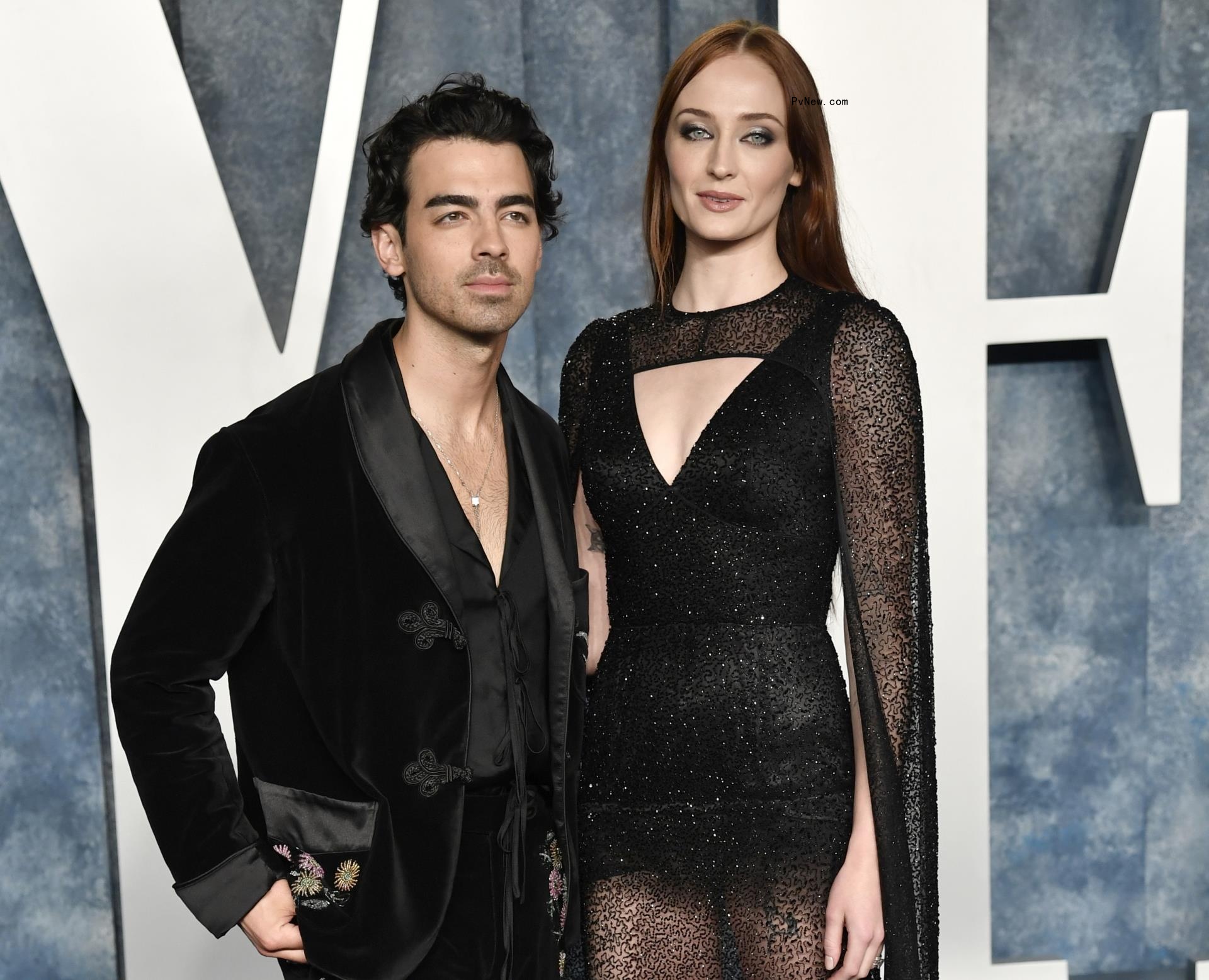 Sophie Turner and Joe Jo<i></i>nas at a Vanity Fair party in March 2023.