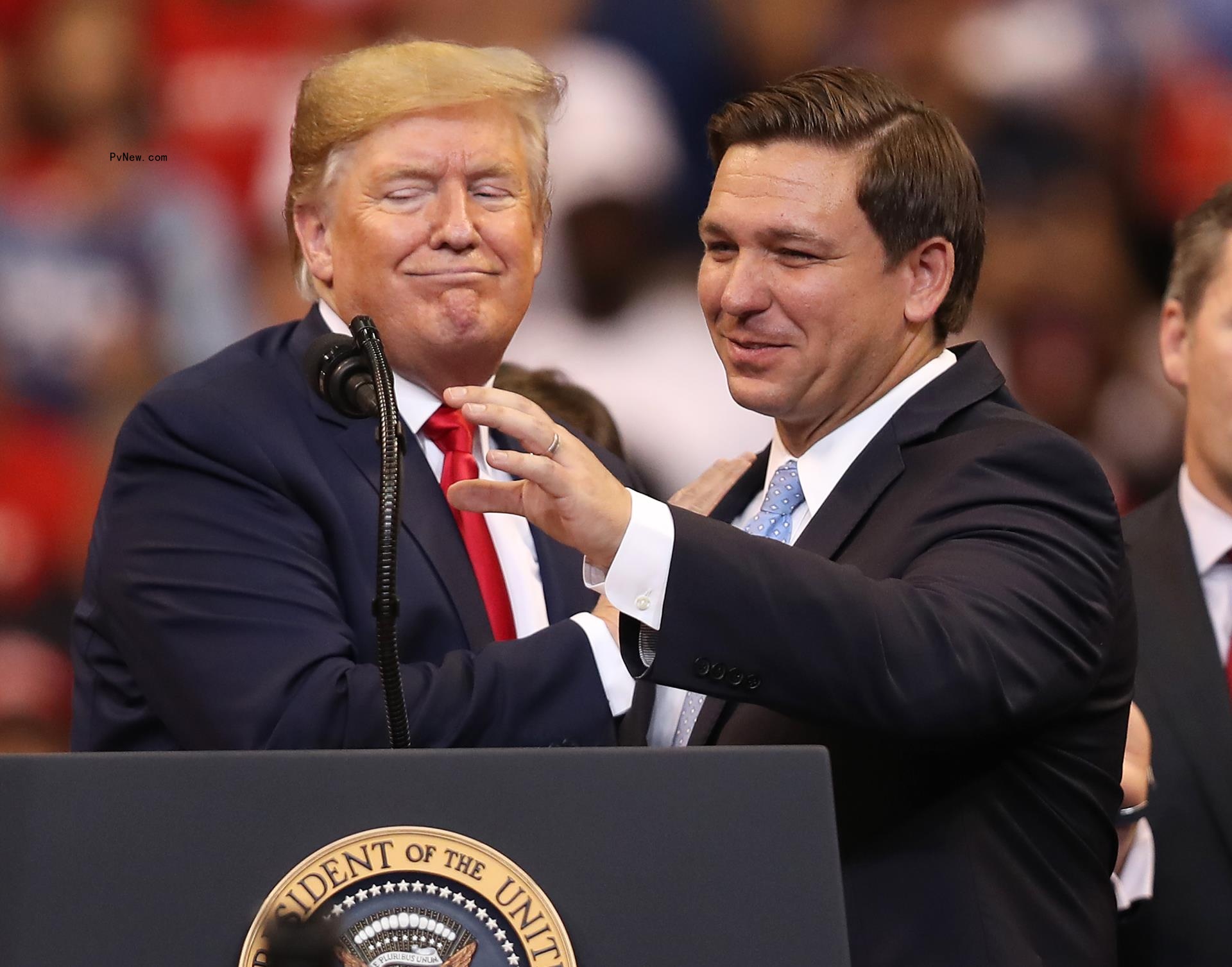 Do<i></i>nald Trump and Ron DeSantis