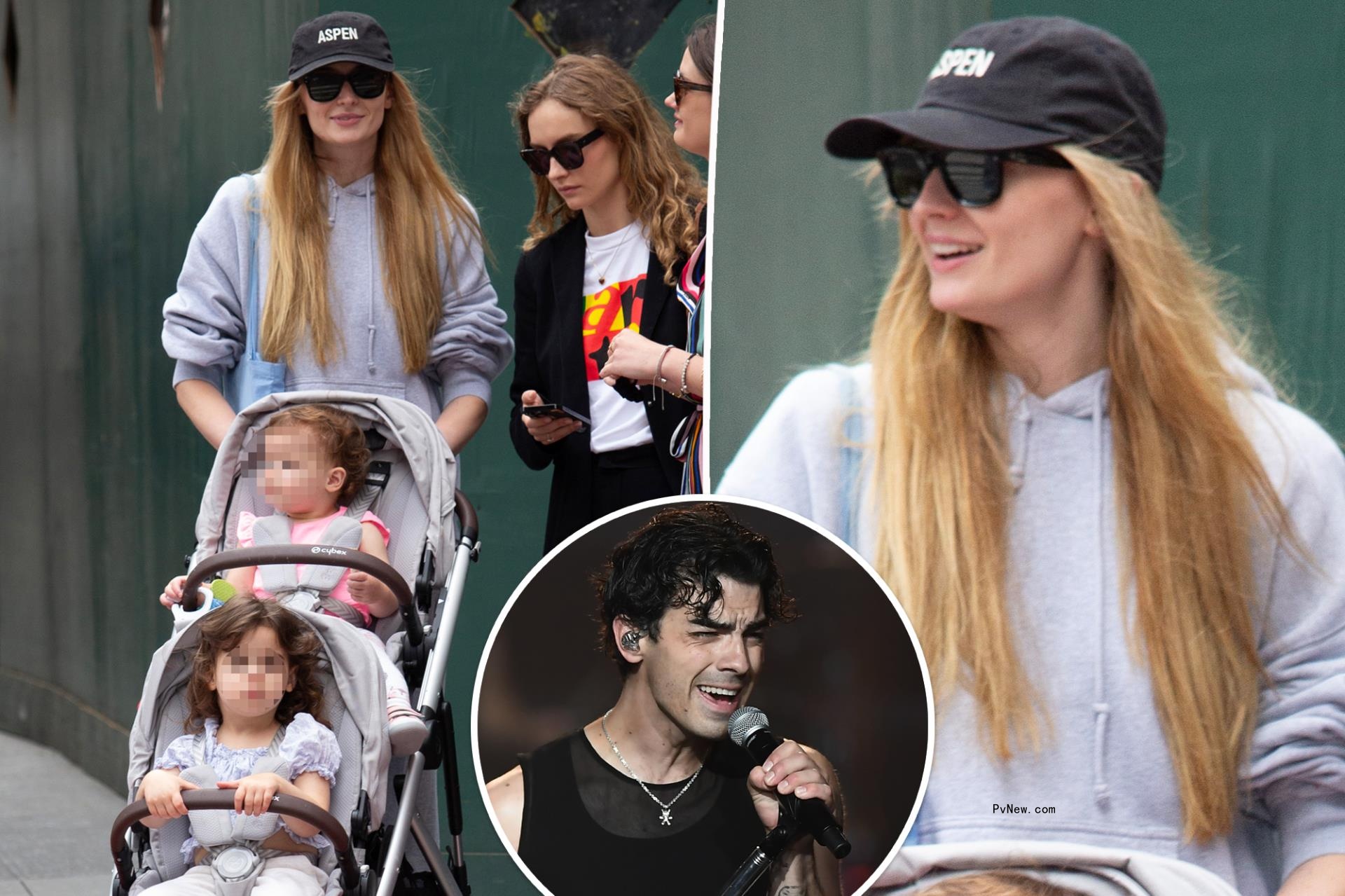 Sophie Turner takes daughters on walk in NYC as Joe Jo<i></i>nas gets ready to perform in Baltimore
