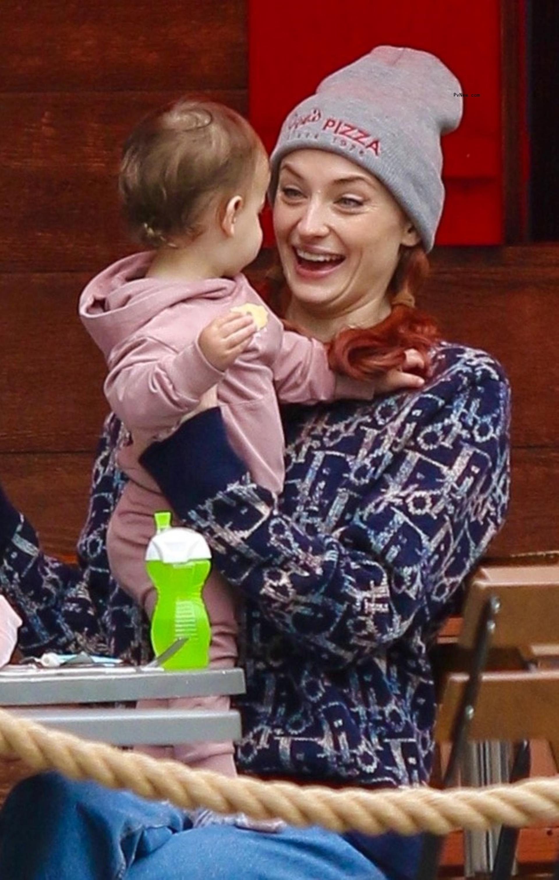 Sophie Turner and her daughter