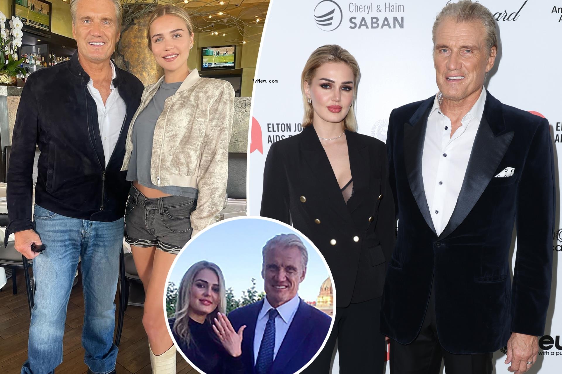 Dolph Lundgren, 65, marries Emma Krokdal, 27, in Greece amid cancer battle