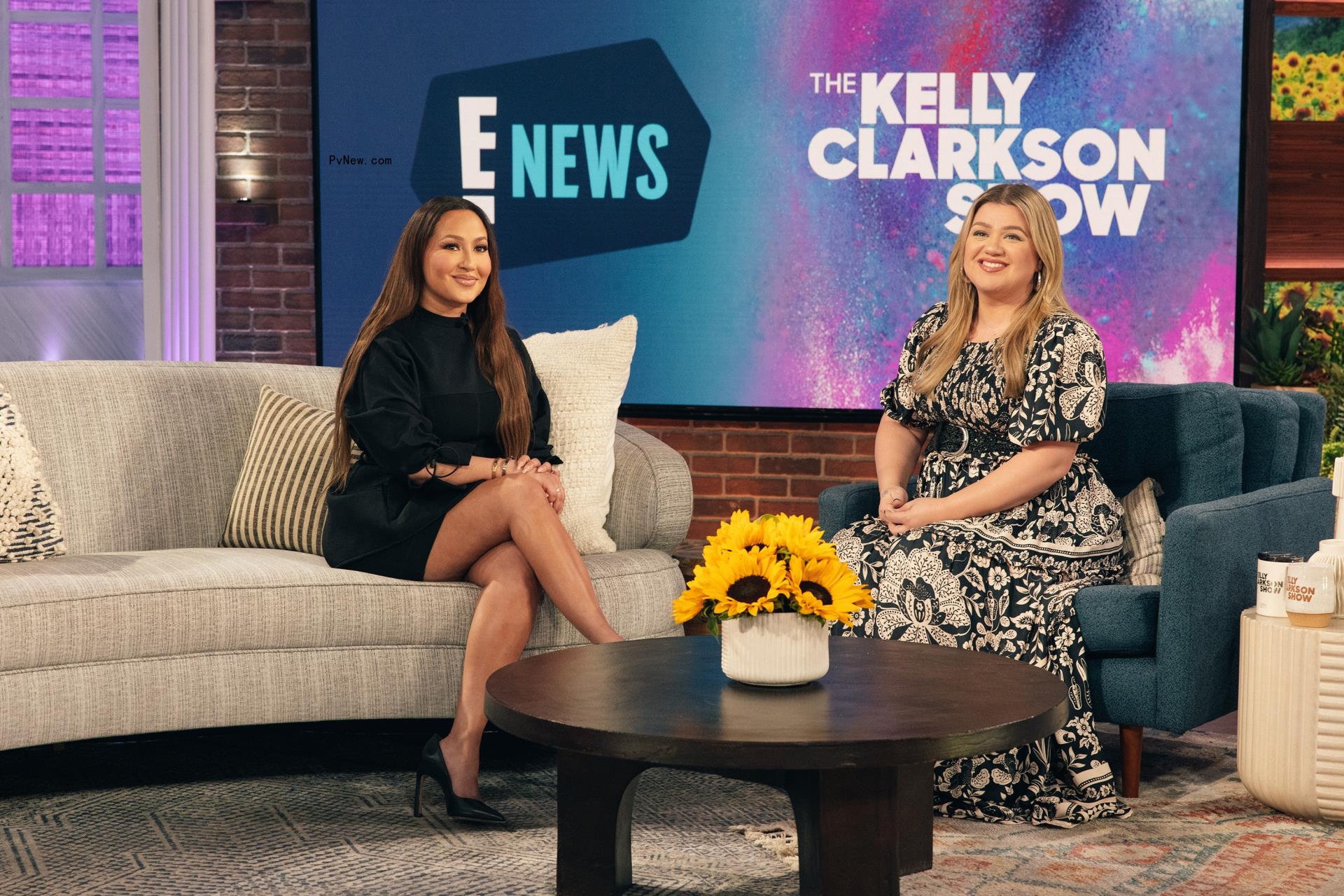 Kelly Clarkson Show with Adrienne Bailon.