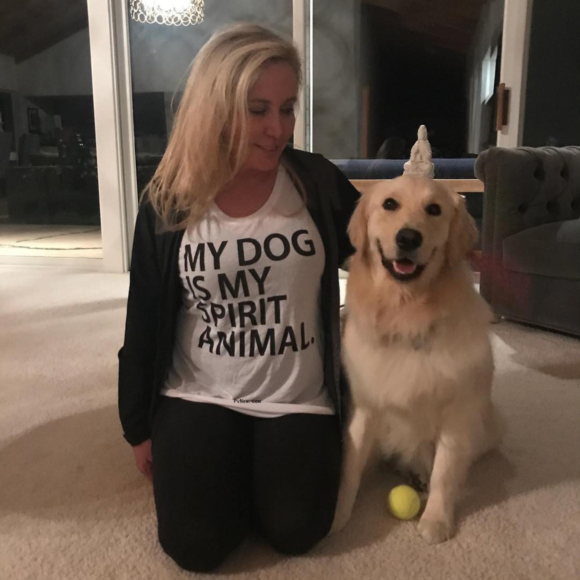 Shannon Beador with her dog, Archie.