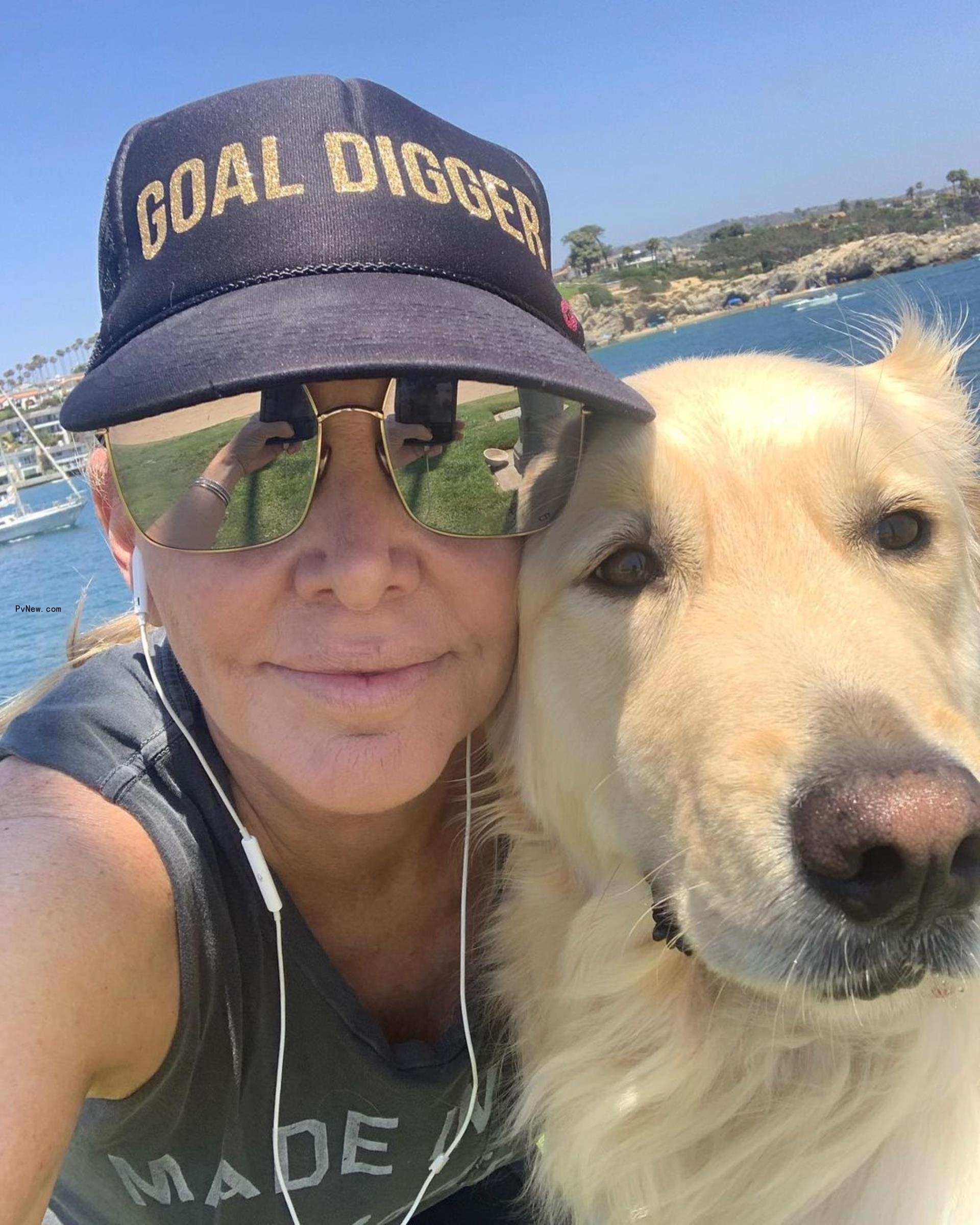 Shannon Beador with her dog, Archie.