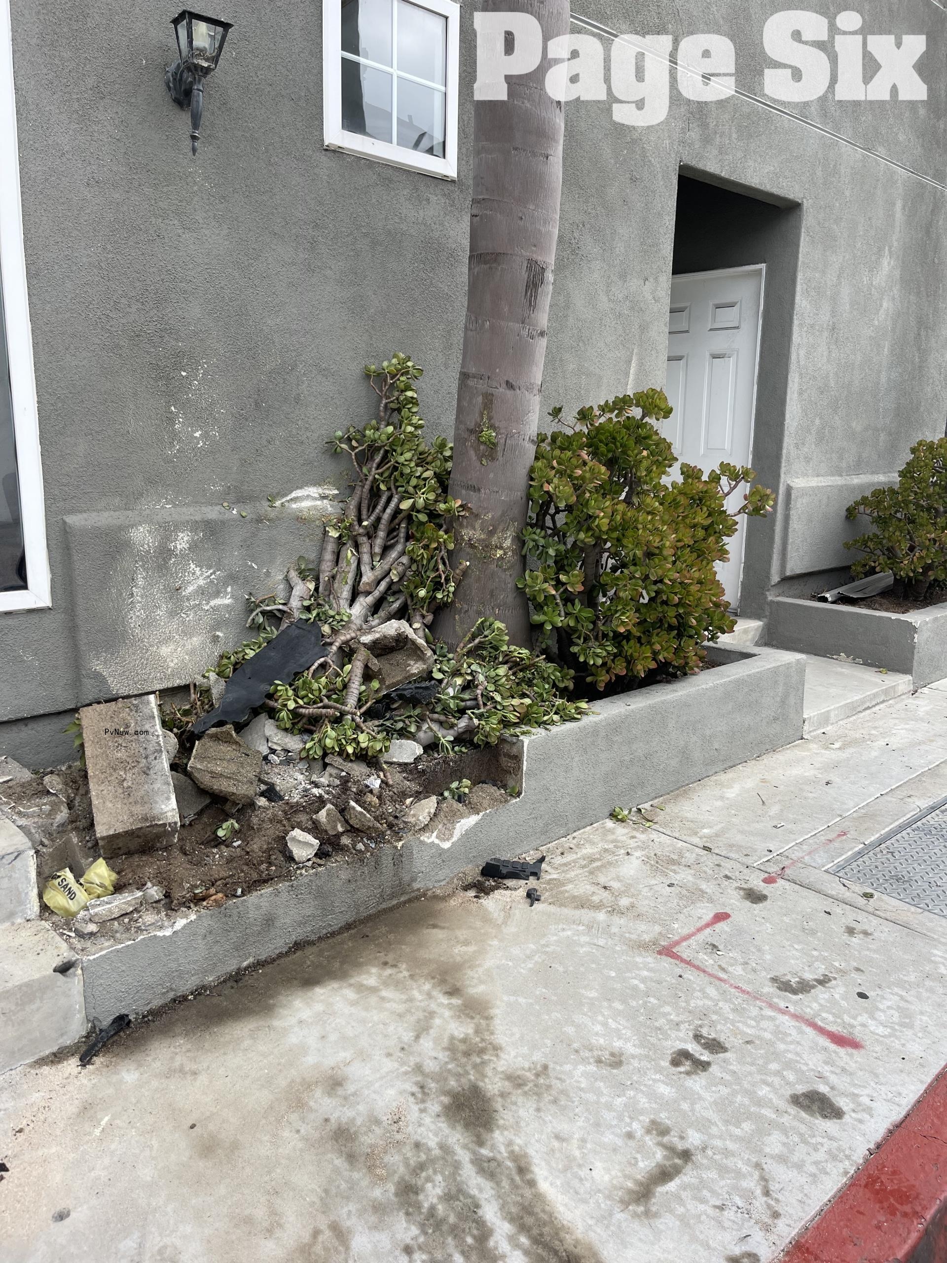 The scene of Shannon Beador's DUI accident.