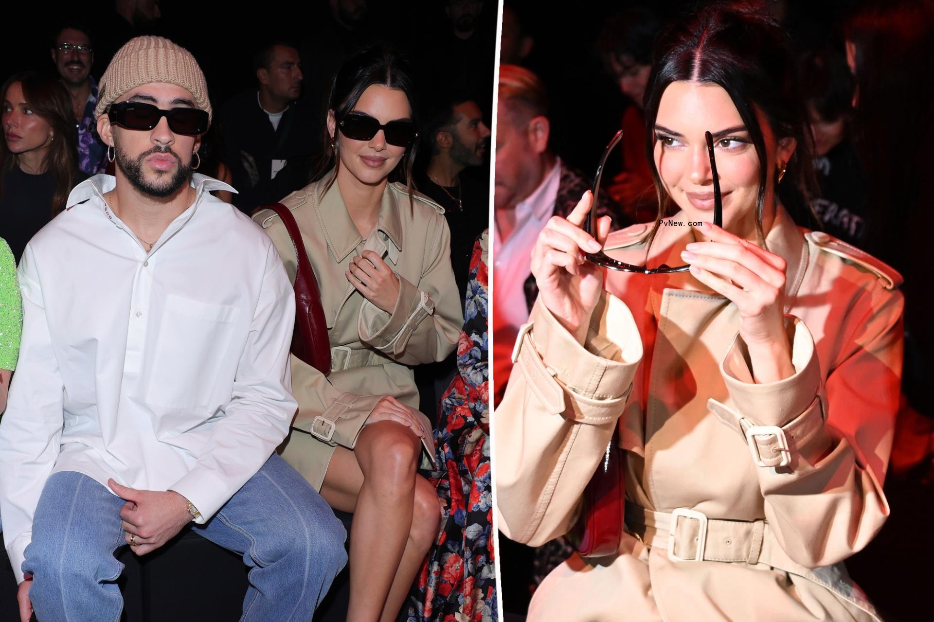 Kendall Jenner and Bad Bunny take date night to the front row at Gucci’s Milan Fashion Week show