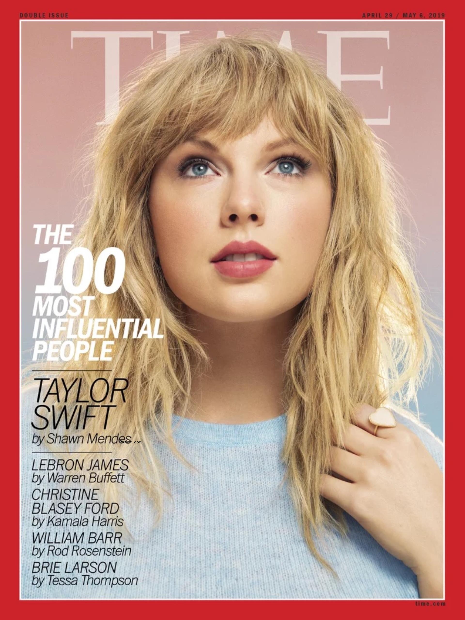 Taylor Swift on the cover of Time