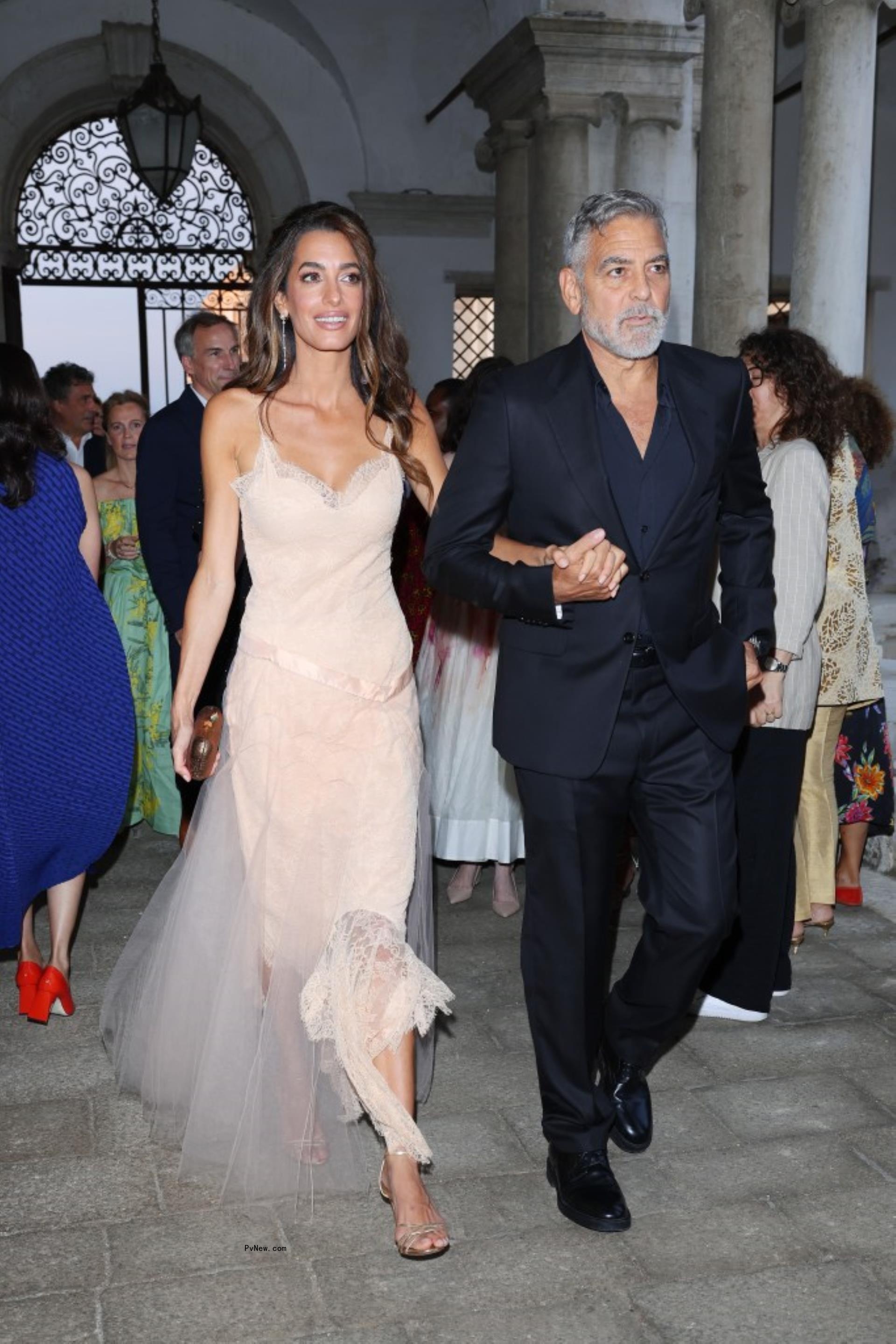 Amal and George Clooney