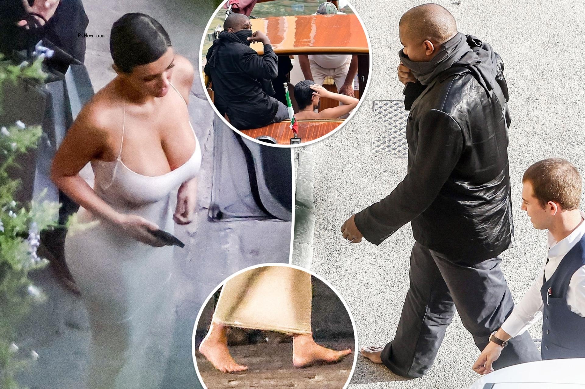 Kanye West and ‘wife’ Bianca Censori have another barefoot outing in Italy after NSFW boat display