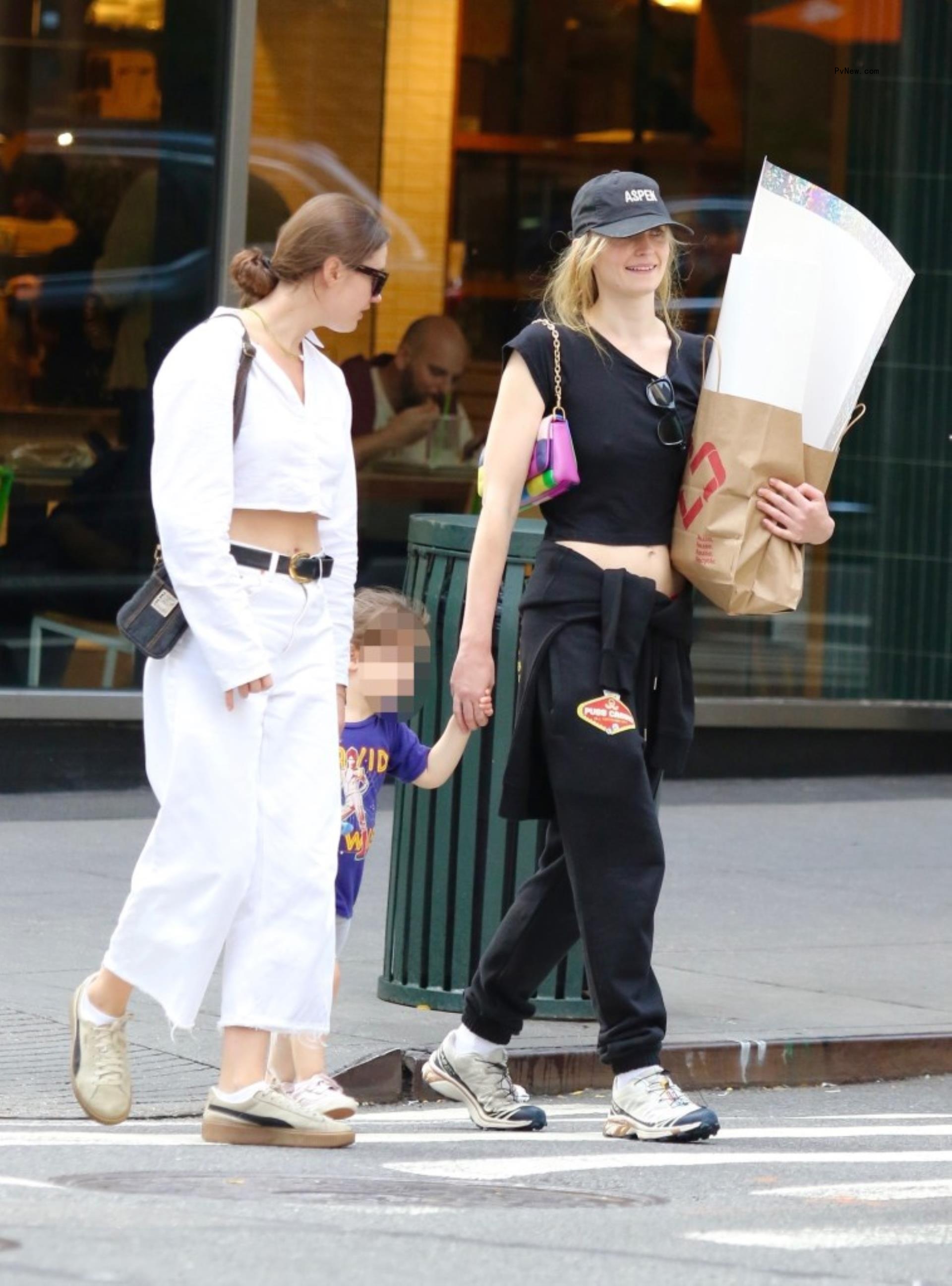 Sophie Turner running errands with daughter Willa.
