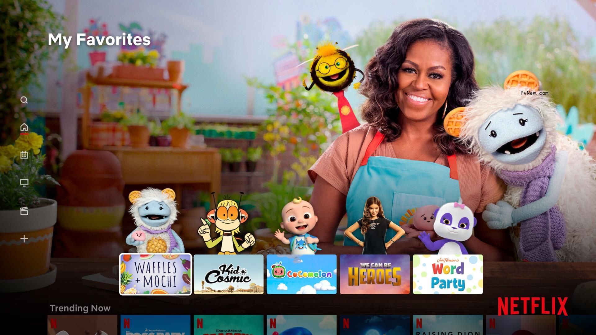 Netflix Revamps Kids Profiles to Add Character-ba<i></i>sed Favorites Row on TVs