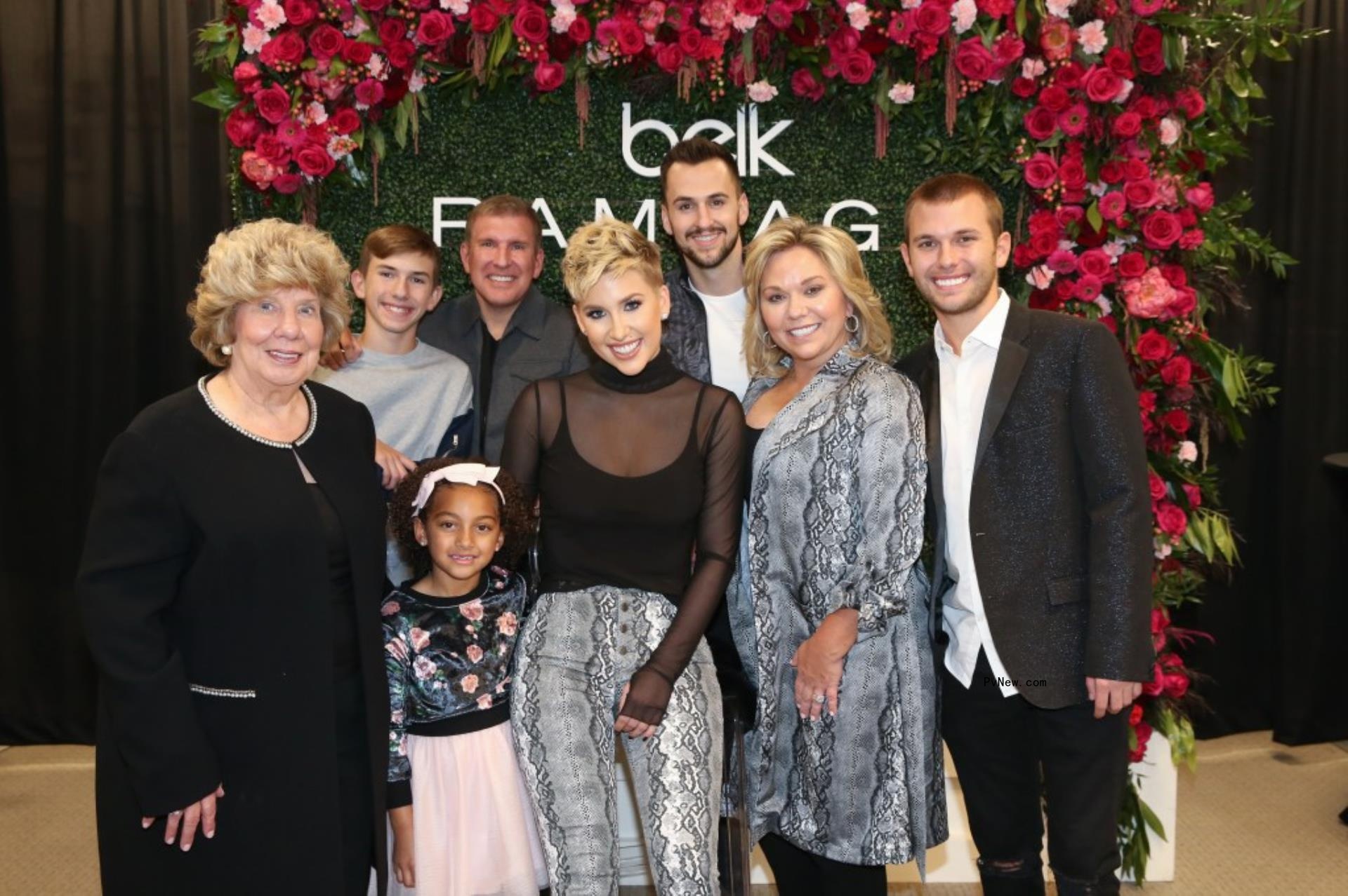 Savannah Chrisley with her family