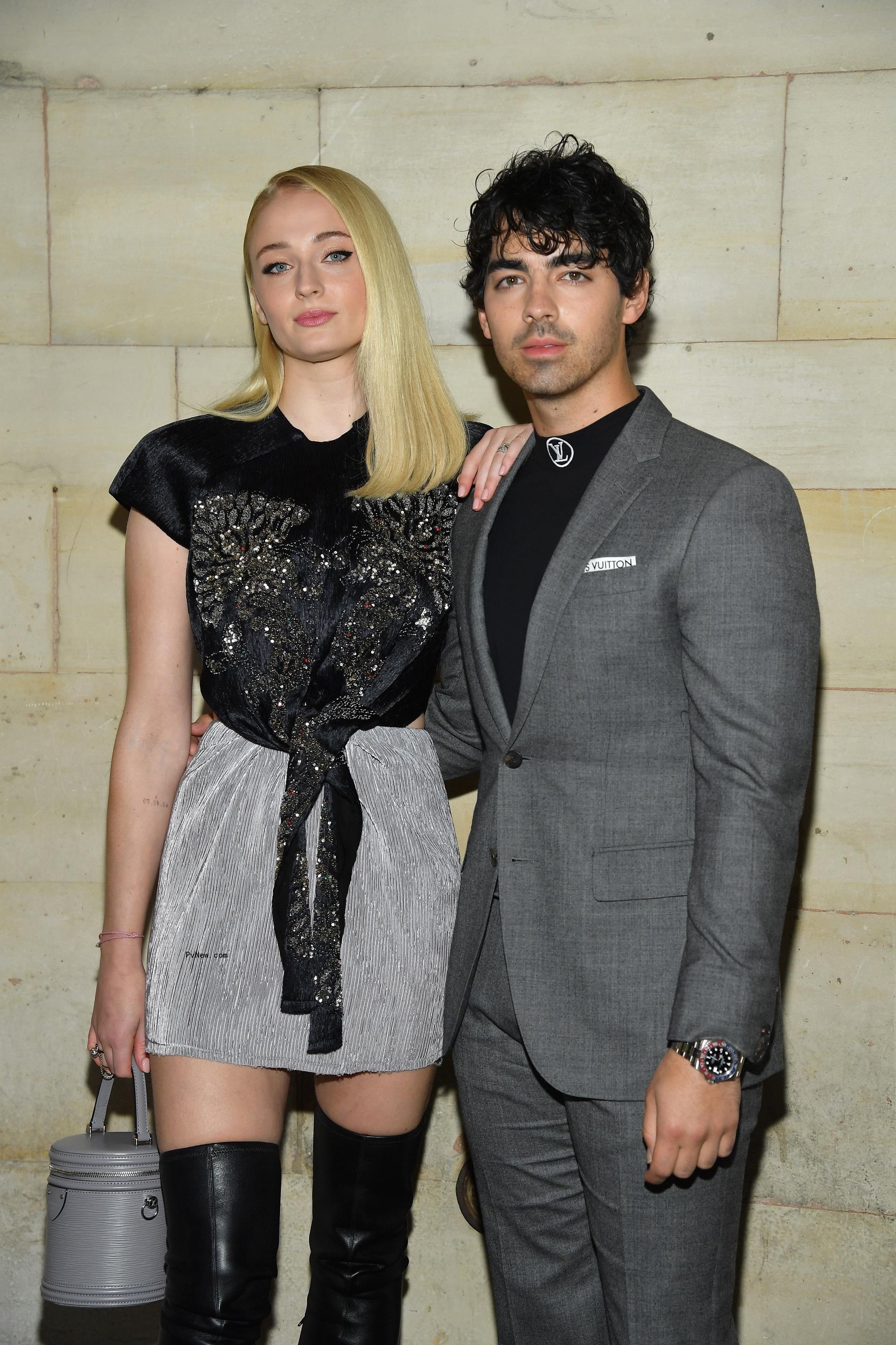 Joe Jo<i></i>nas and Sophie Turner in 2019.