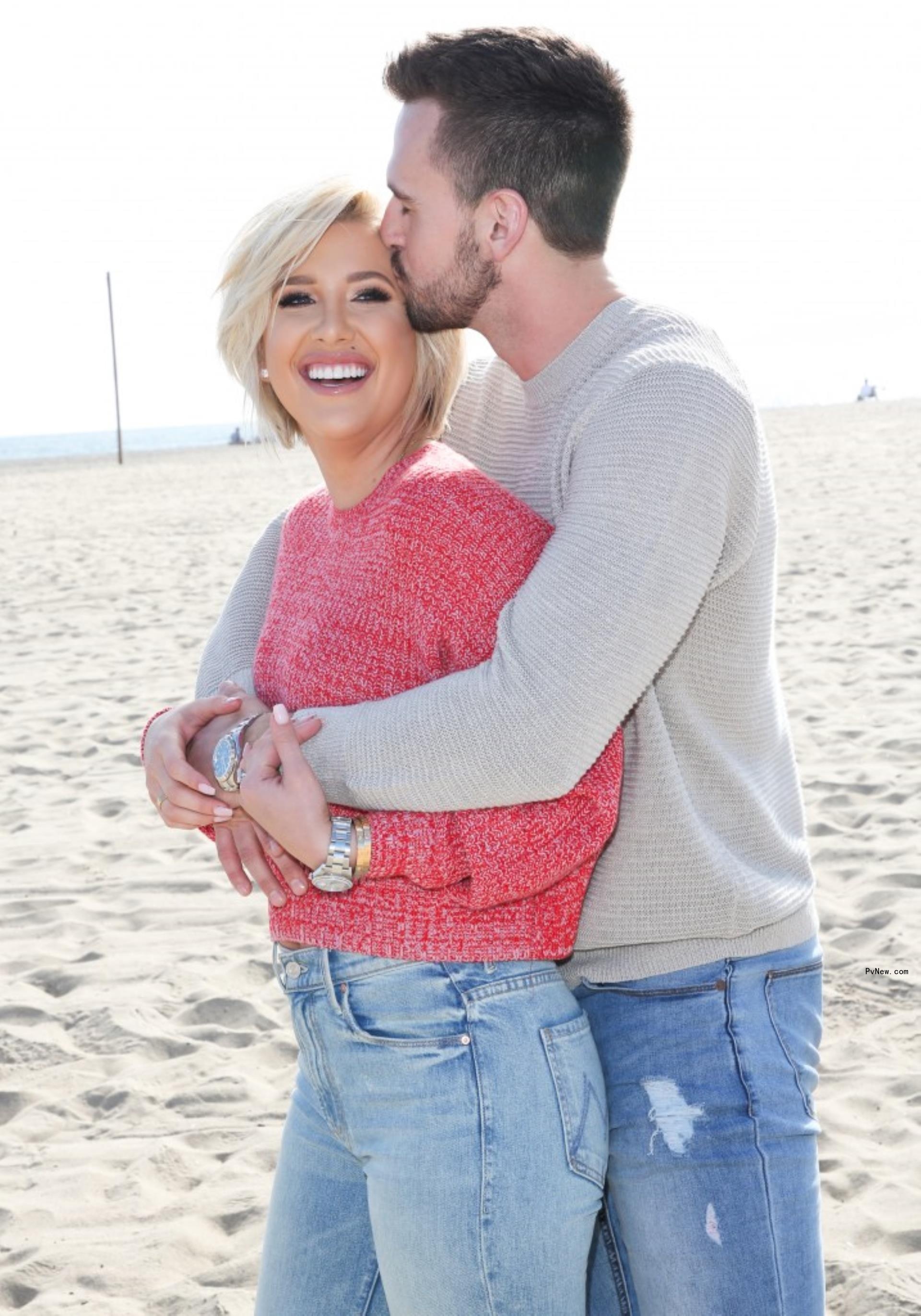 Nic Kerdiles and Savannah Chrisley engagement photos.