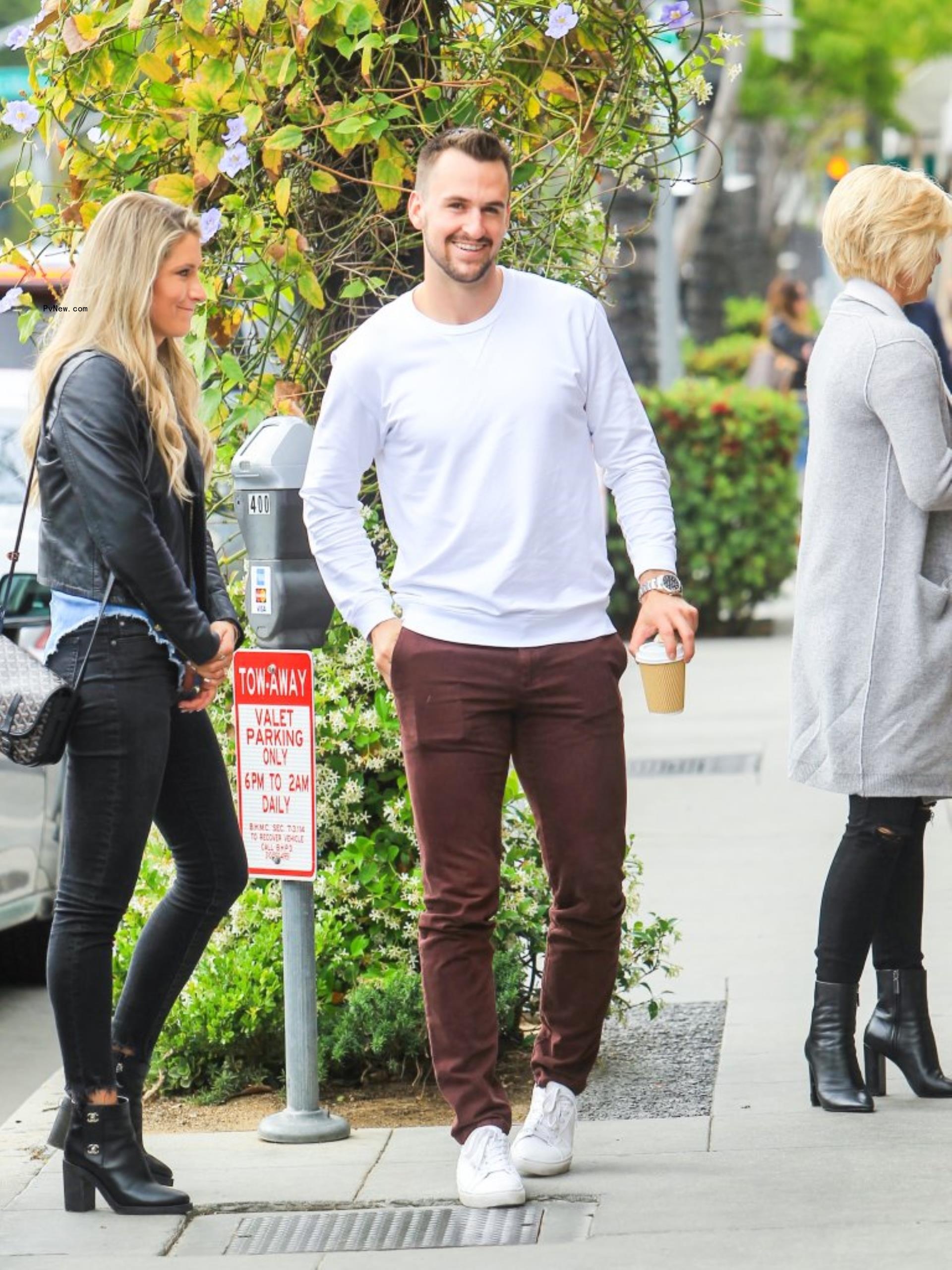 Nic Kerdiles walking down the street.