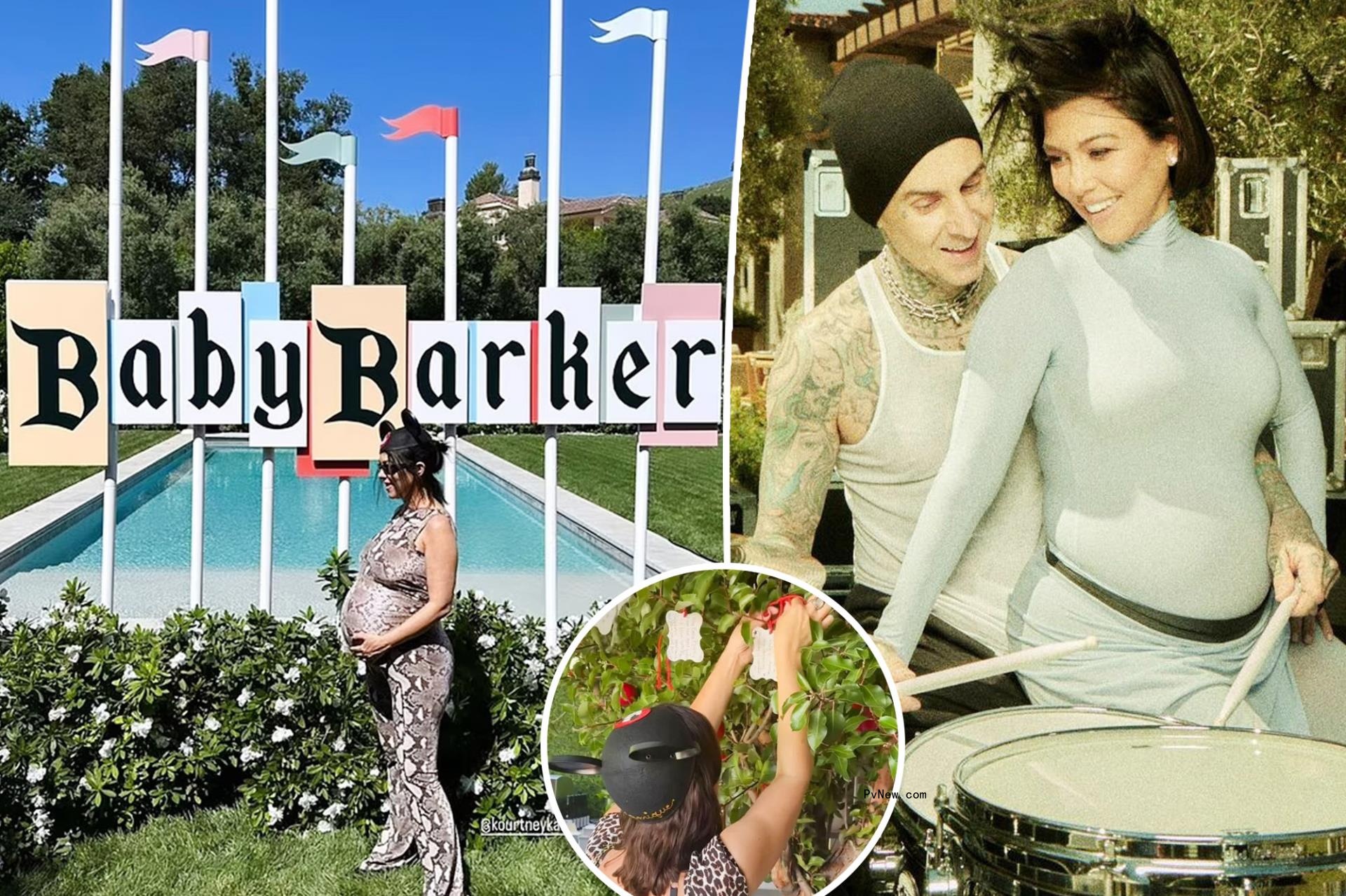 Did Kourtney Kardashian reveal her and Travis Barker’s baby name with delet<i></i>ed shower pic?