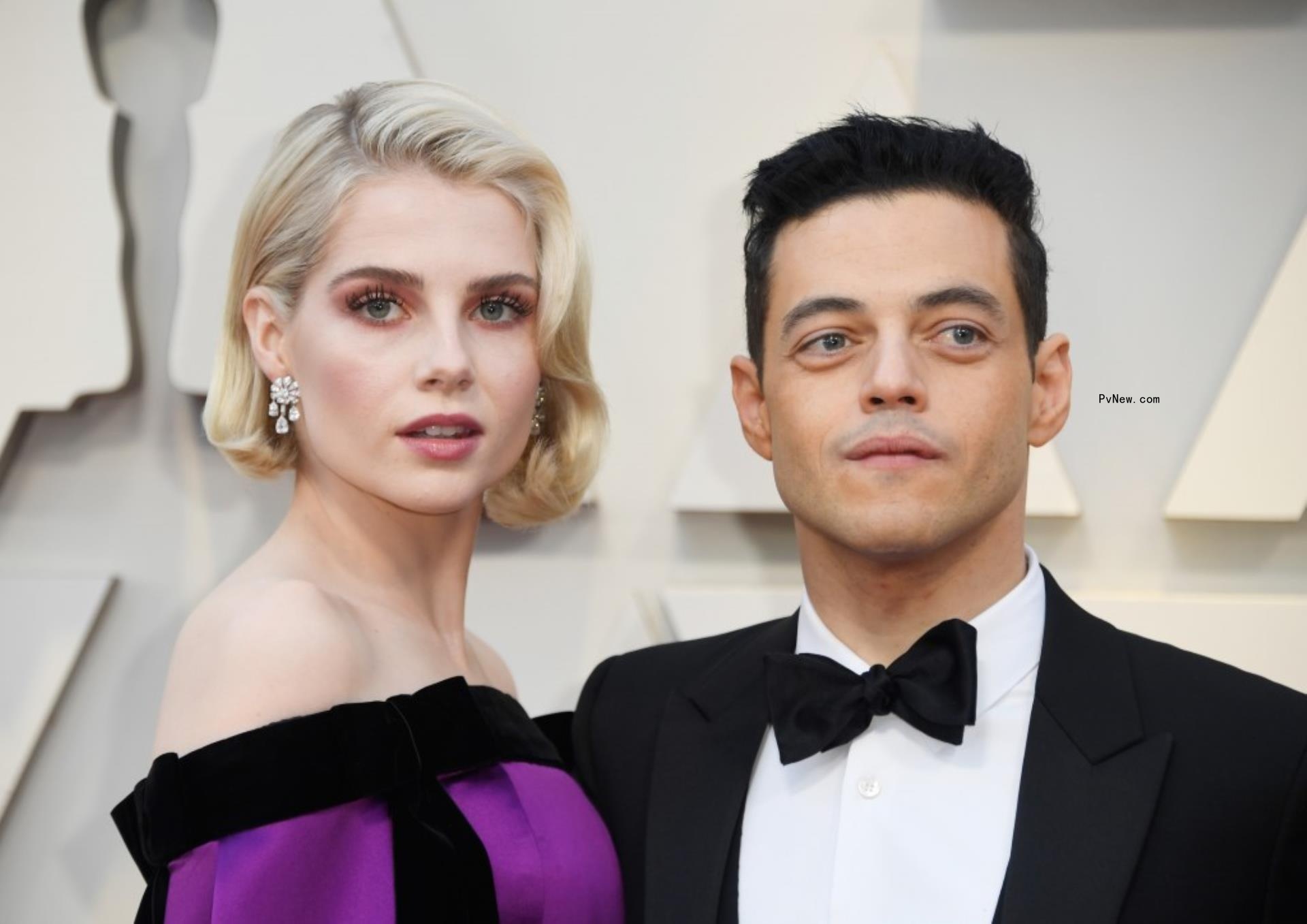 Lucy Boynton and Rami Malek