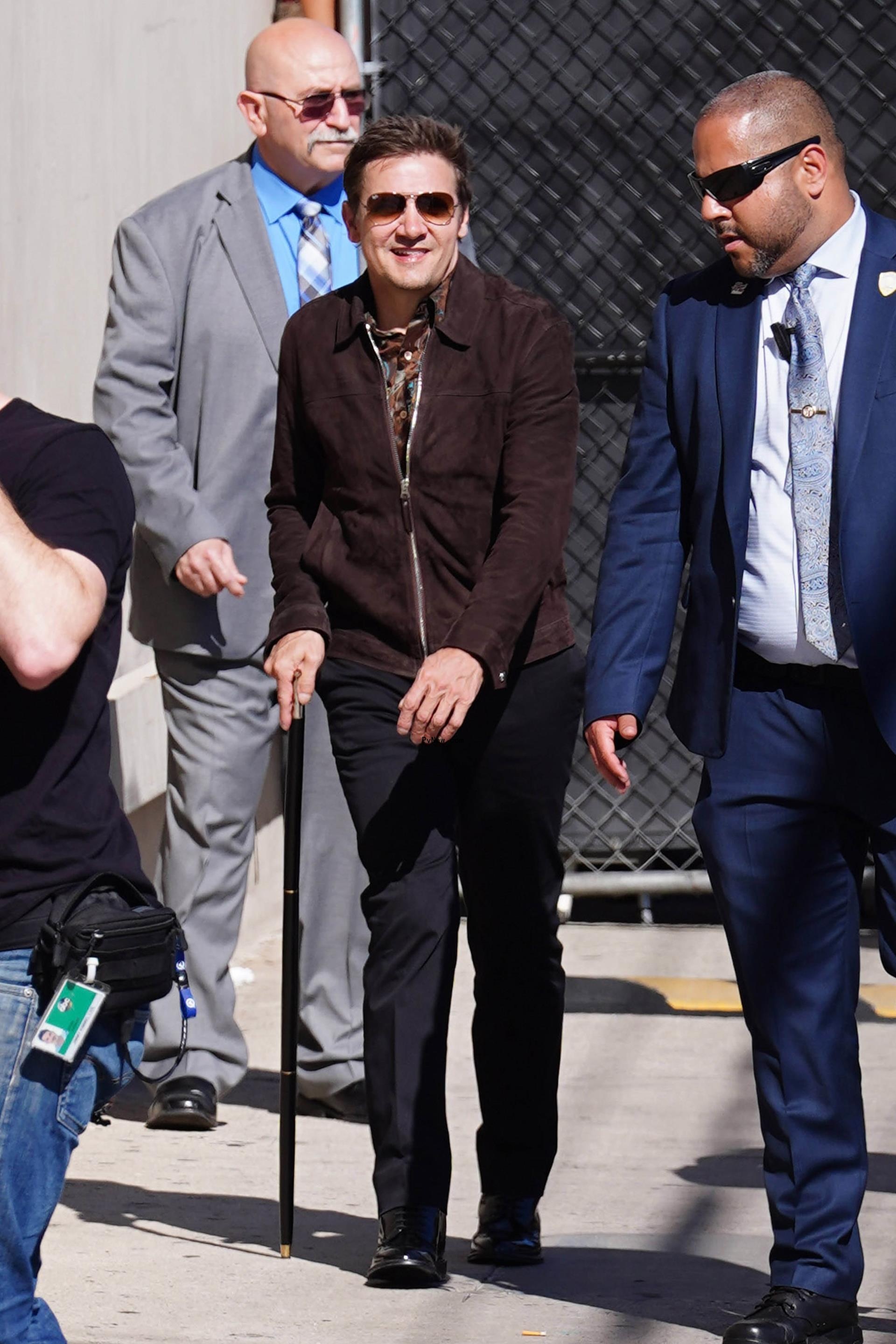 Jeremy Renner in LA on April 10