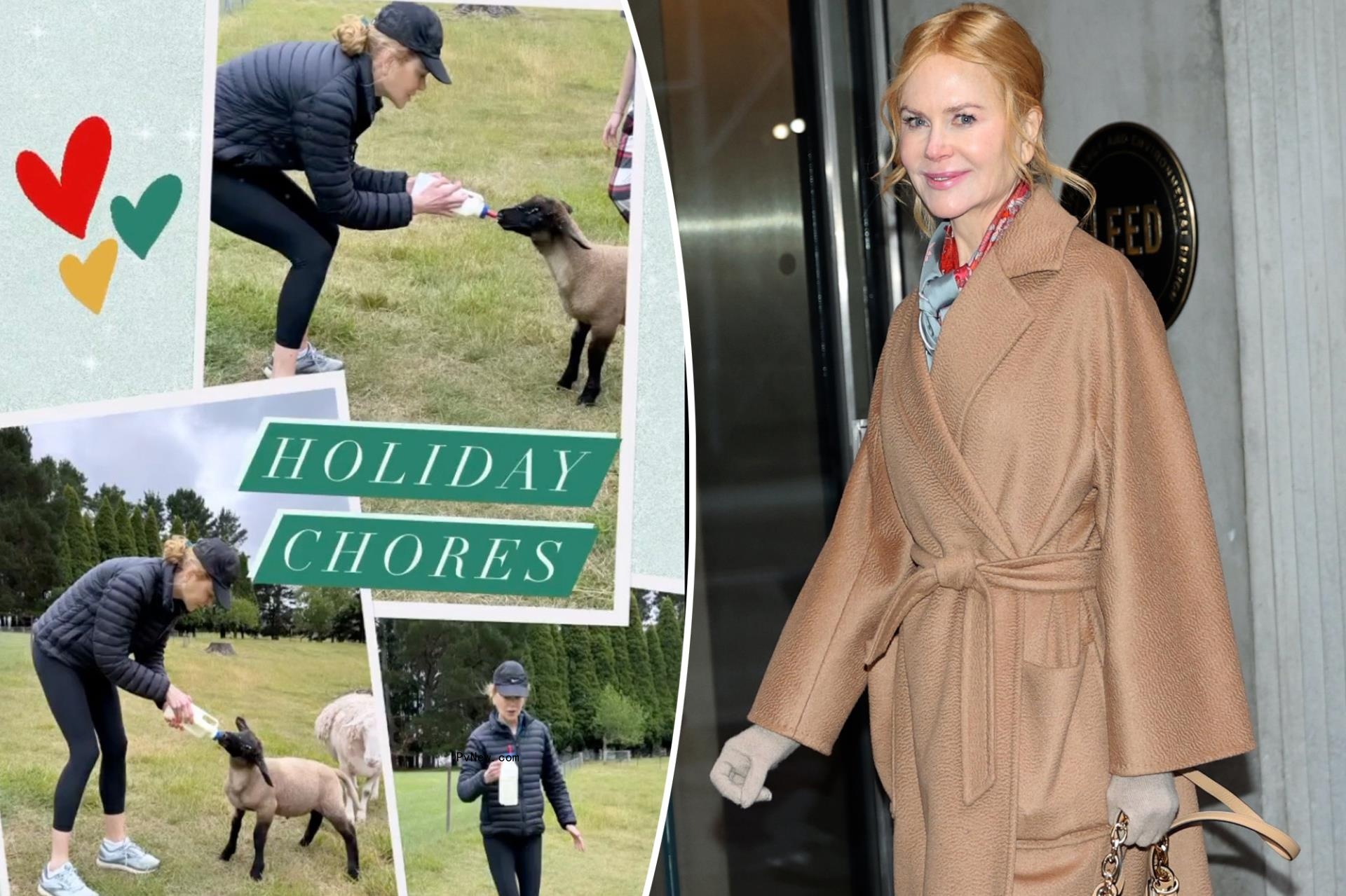 Nicole Kidman gives glimpse of life at $6.5 million farmhouse in Australia