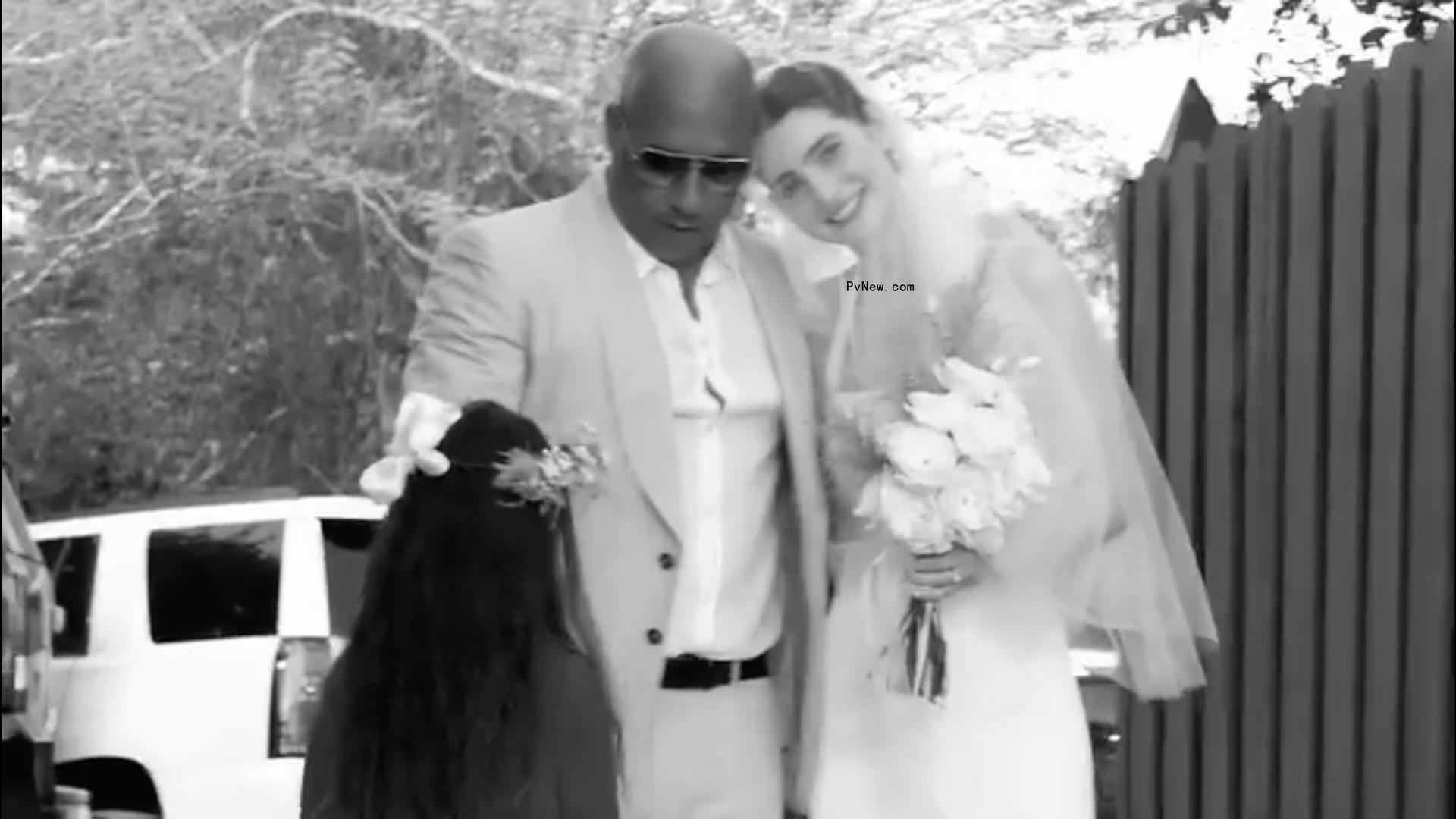 Meadow Walker walked down the aisle by Vin Diesel.