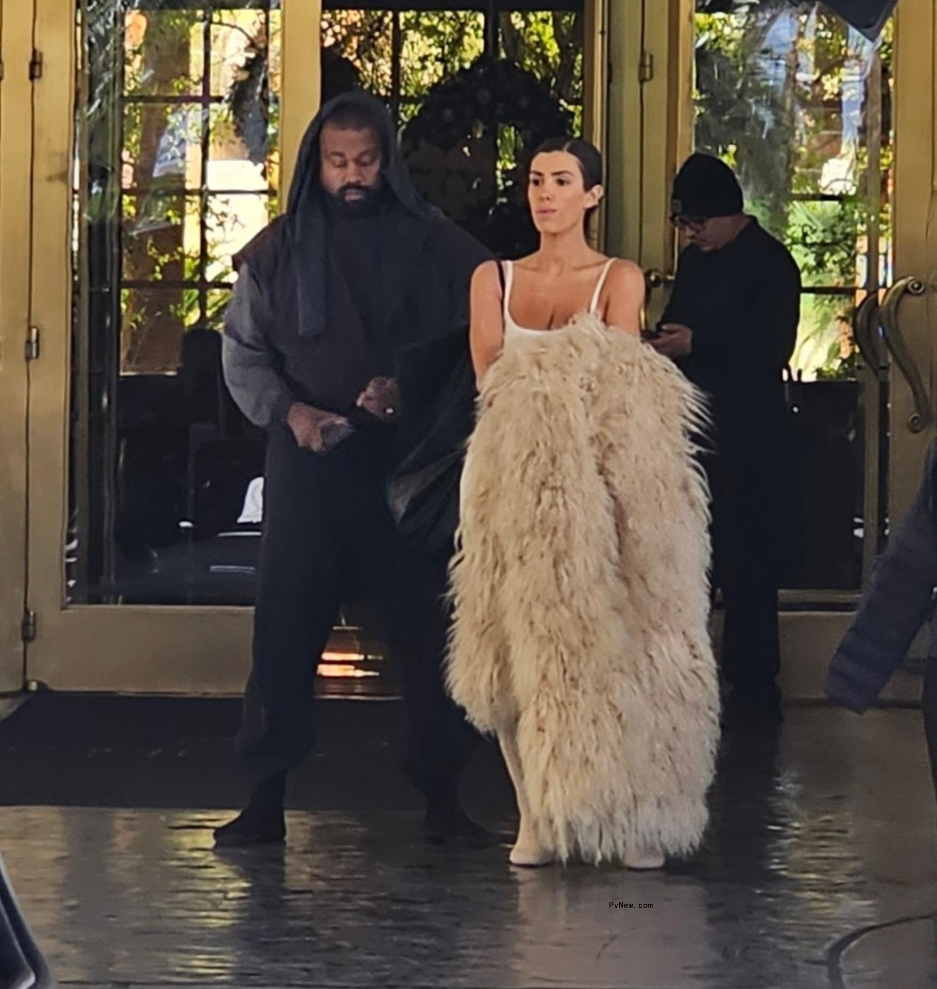 Kanye West and Bianca Censori