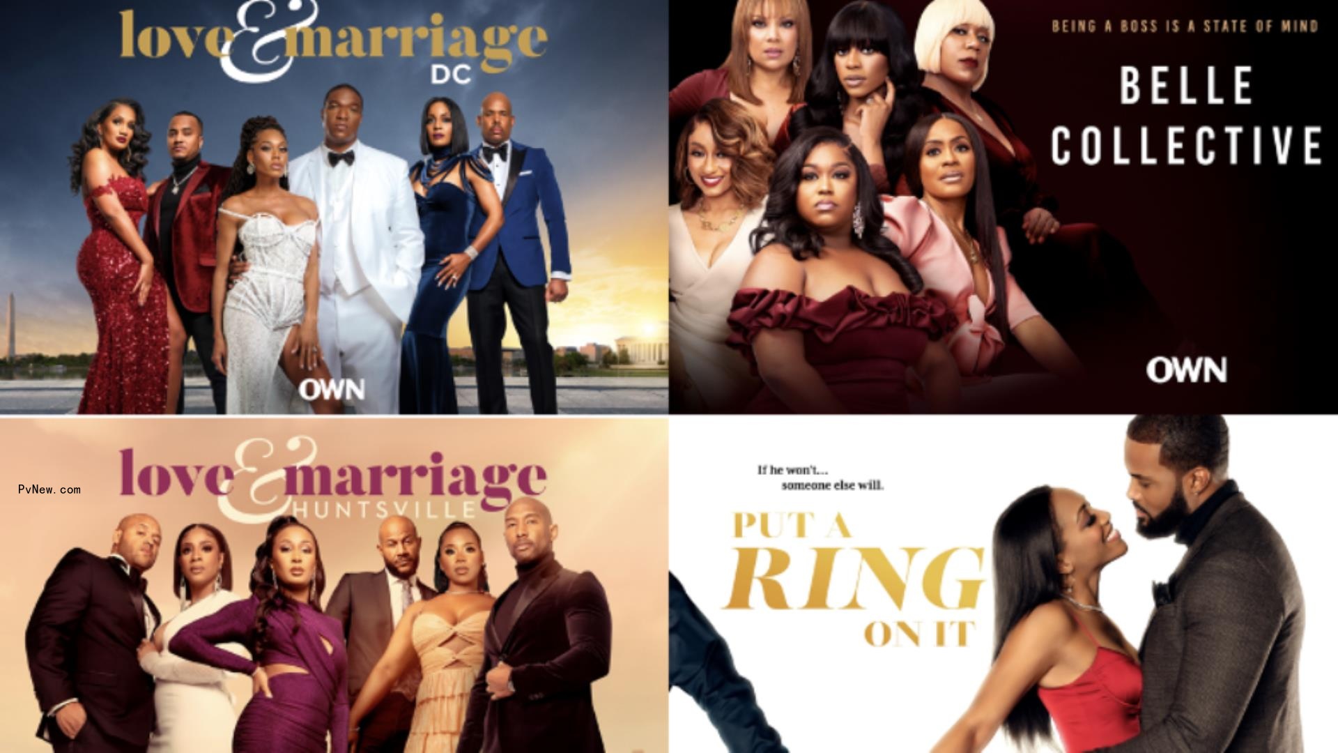 OWN Expands Uns<i></i>cripted Content, Renews ‘Love & Marriage: Huntsville,’ ‘Love & Marriage: D.C.,’ ‘Belle Collective’ and ‘Put a Ring On It’