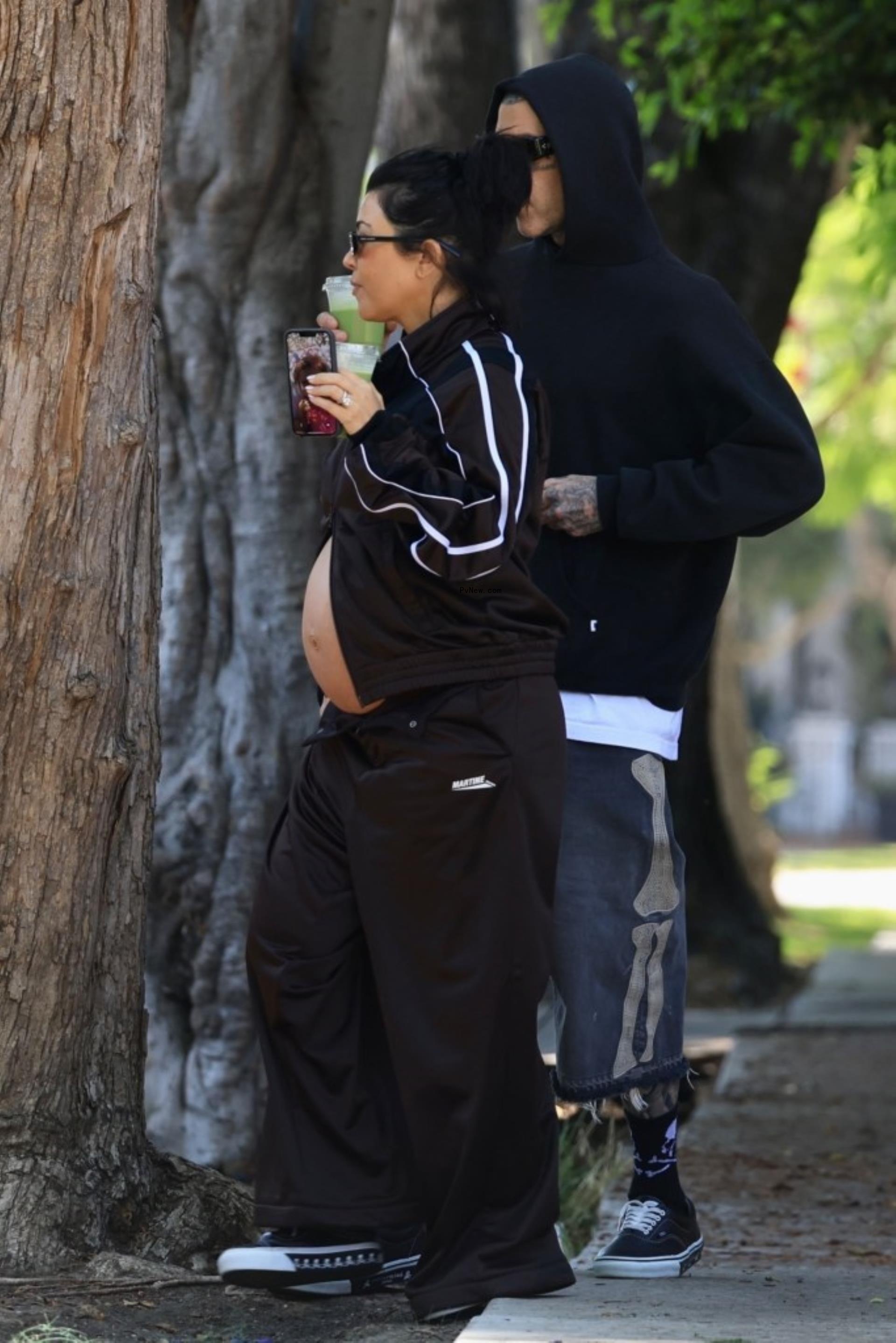 Kourtney Kardashian and Travis Barker