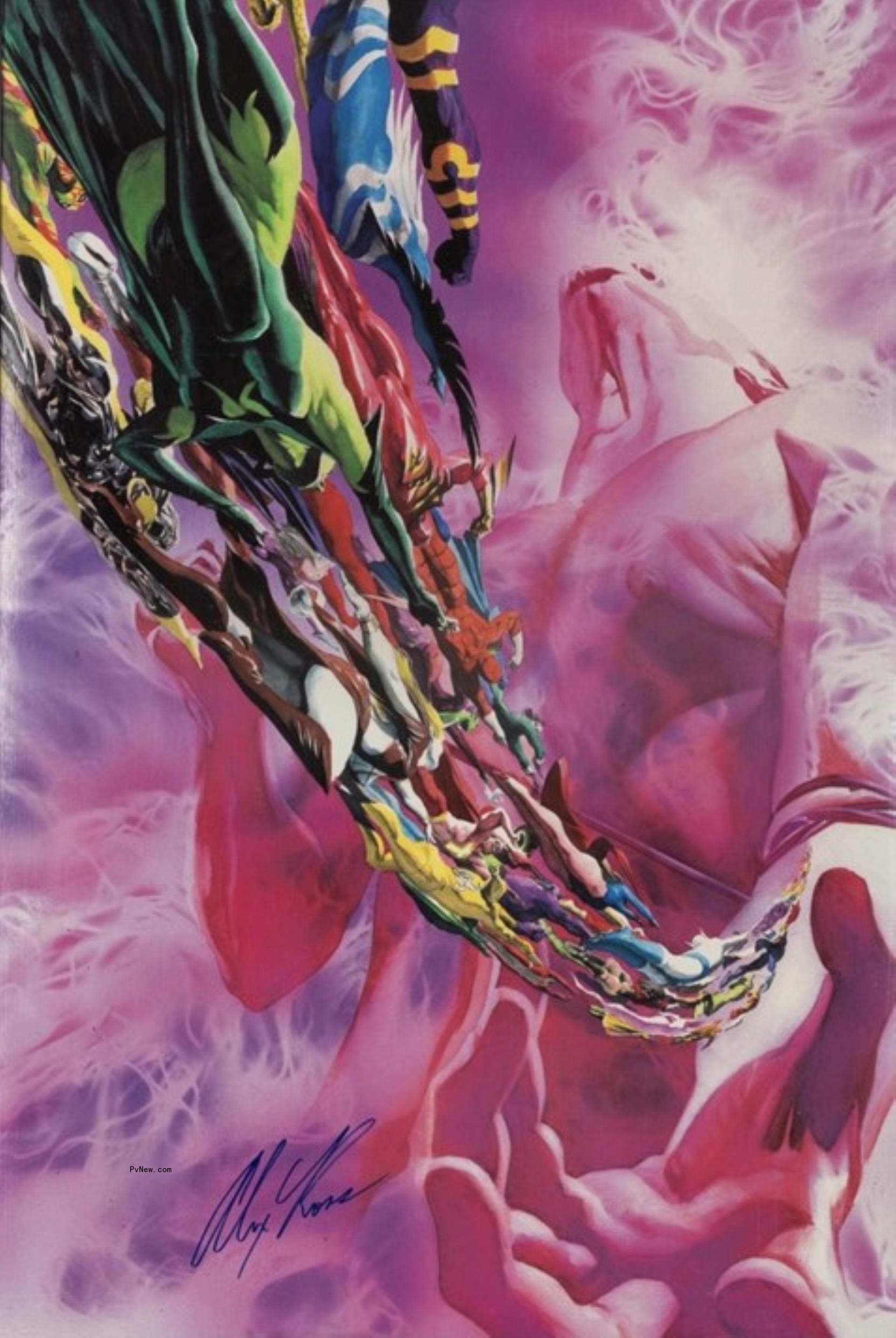 Lo<i></i>ngtime Marvel and DC Comics Artist Alex Ross Launching Superhero Painting Series as NFT