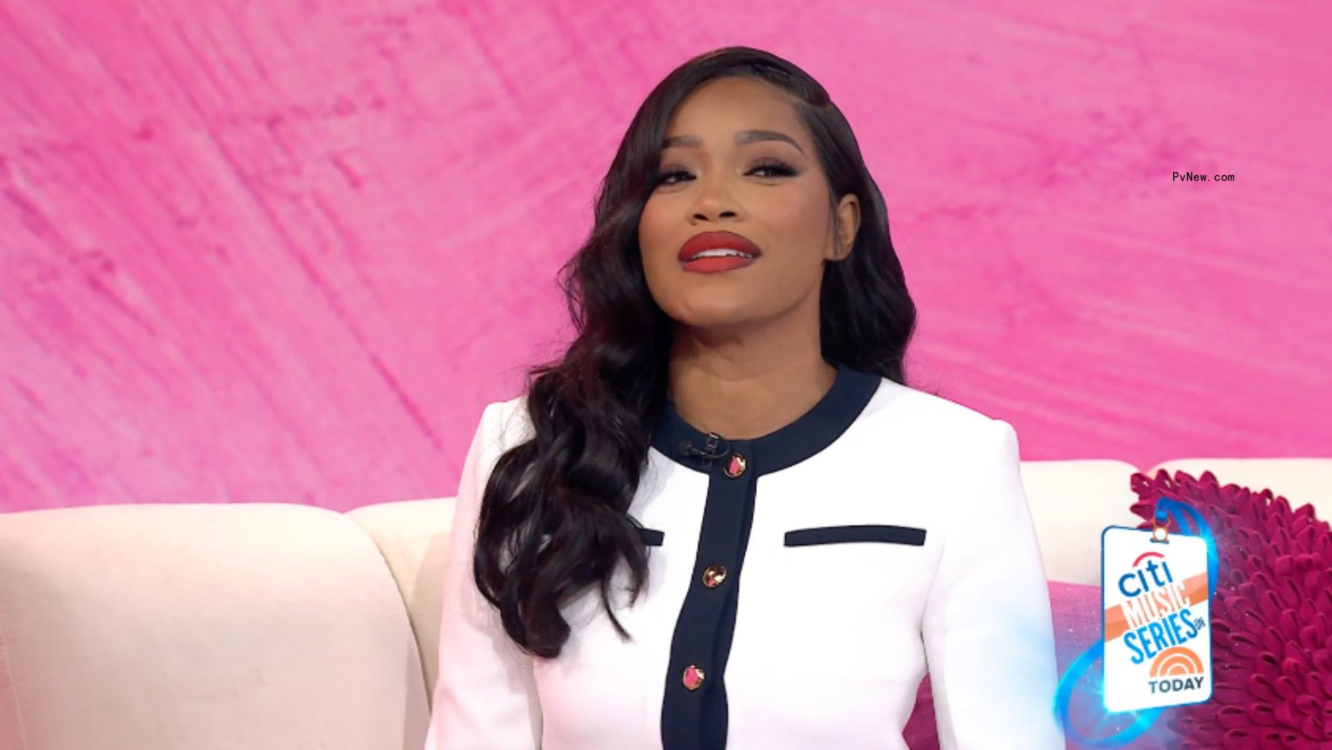 Keke Palmer talking on the 