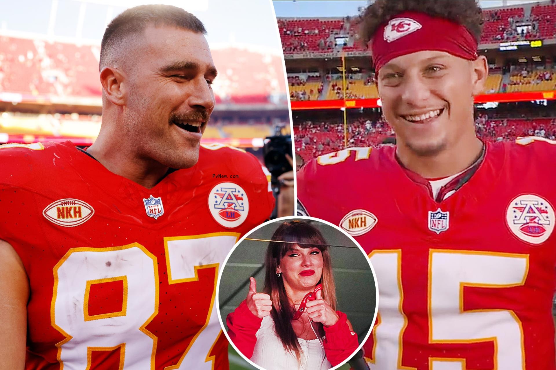 Chiefs’ Patrick Mahomes felt ‘pressure’ to make Travis Kelce look good for Taylor Swift
