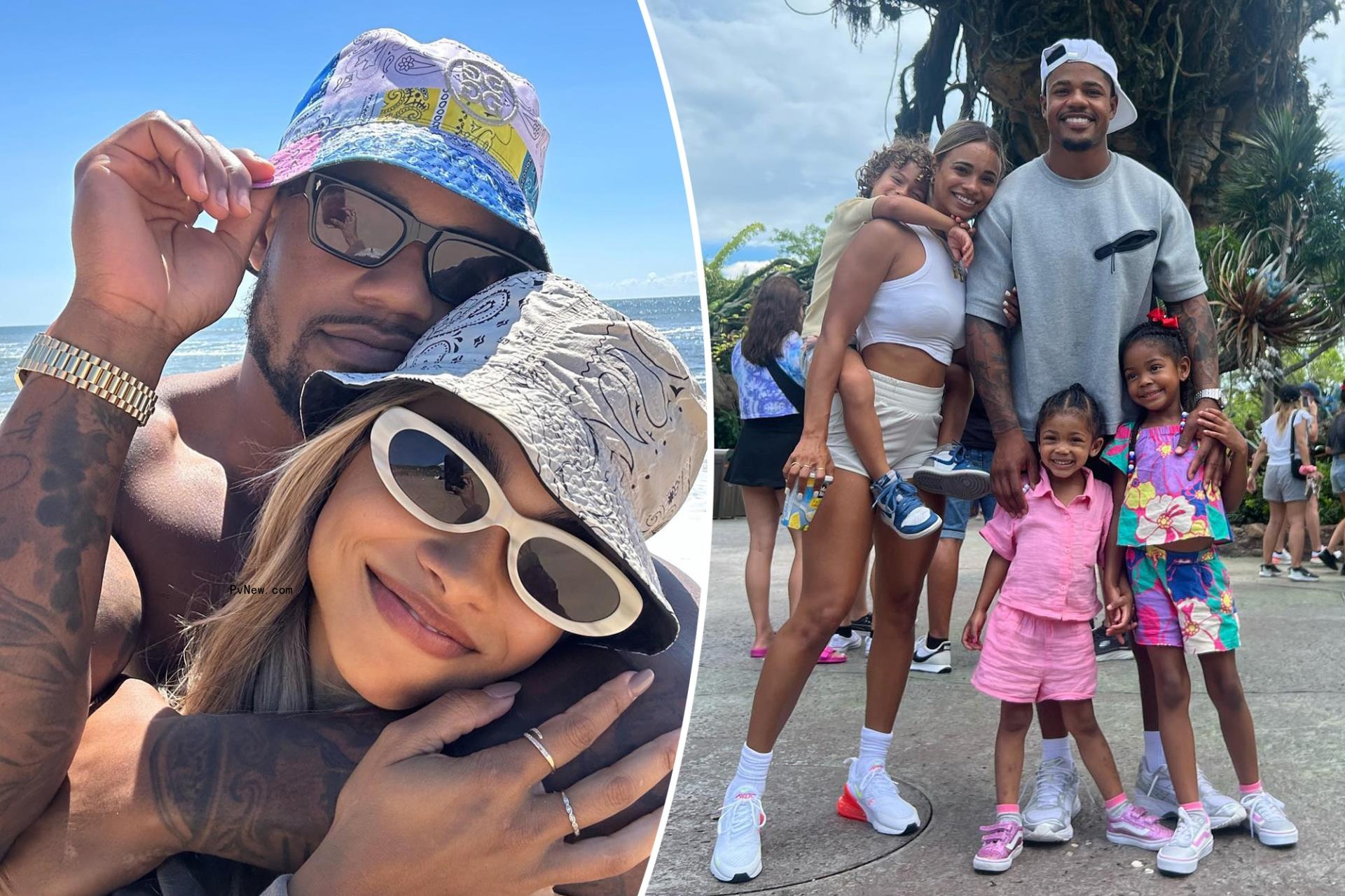 NFL star Sterling Shepard’s influencer girlfriend says blending their family has been a ‘natural’ process